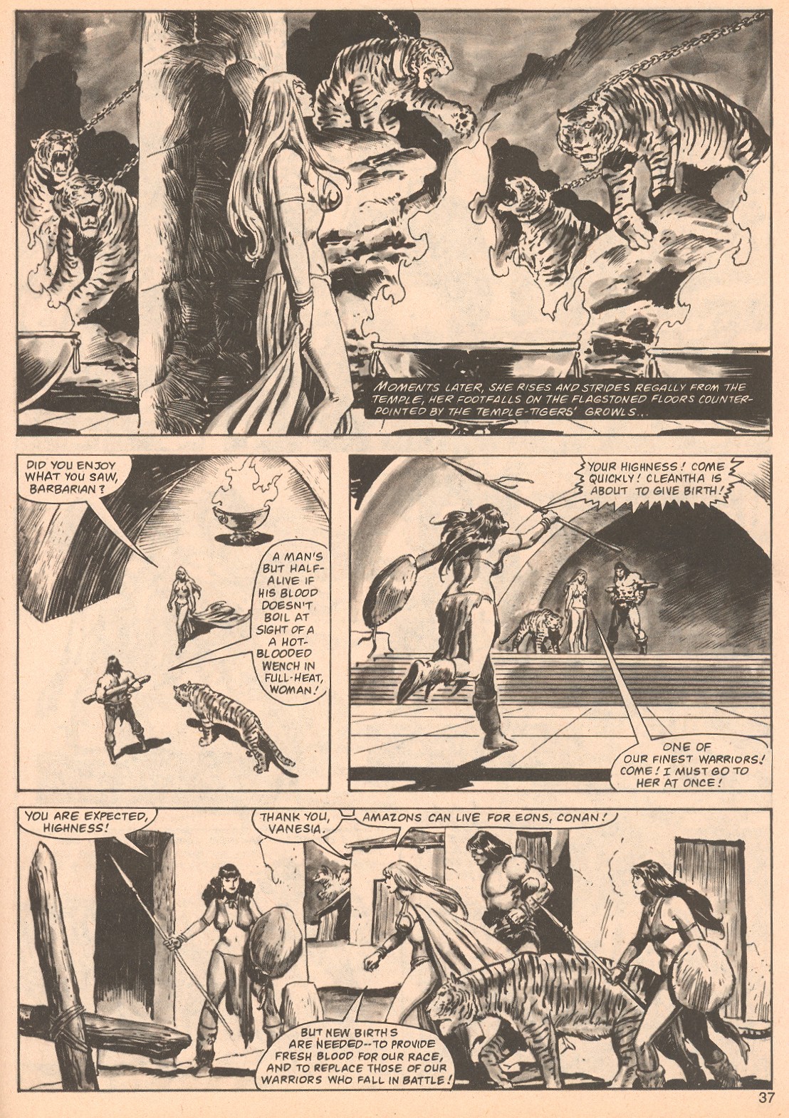 Read online The Savage Sword Of Conan comic -  Issue #62 - 37