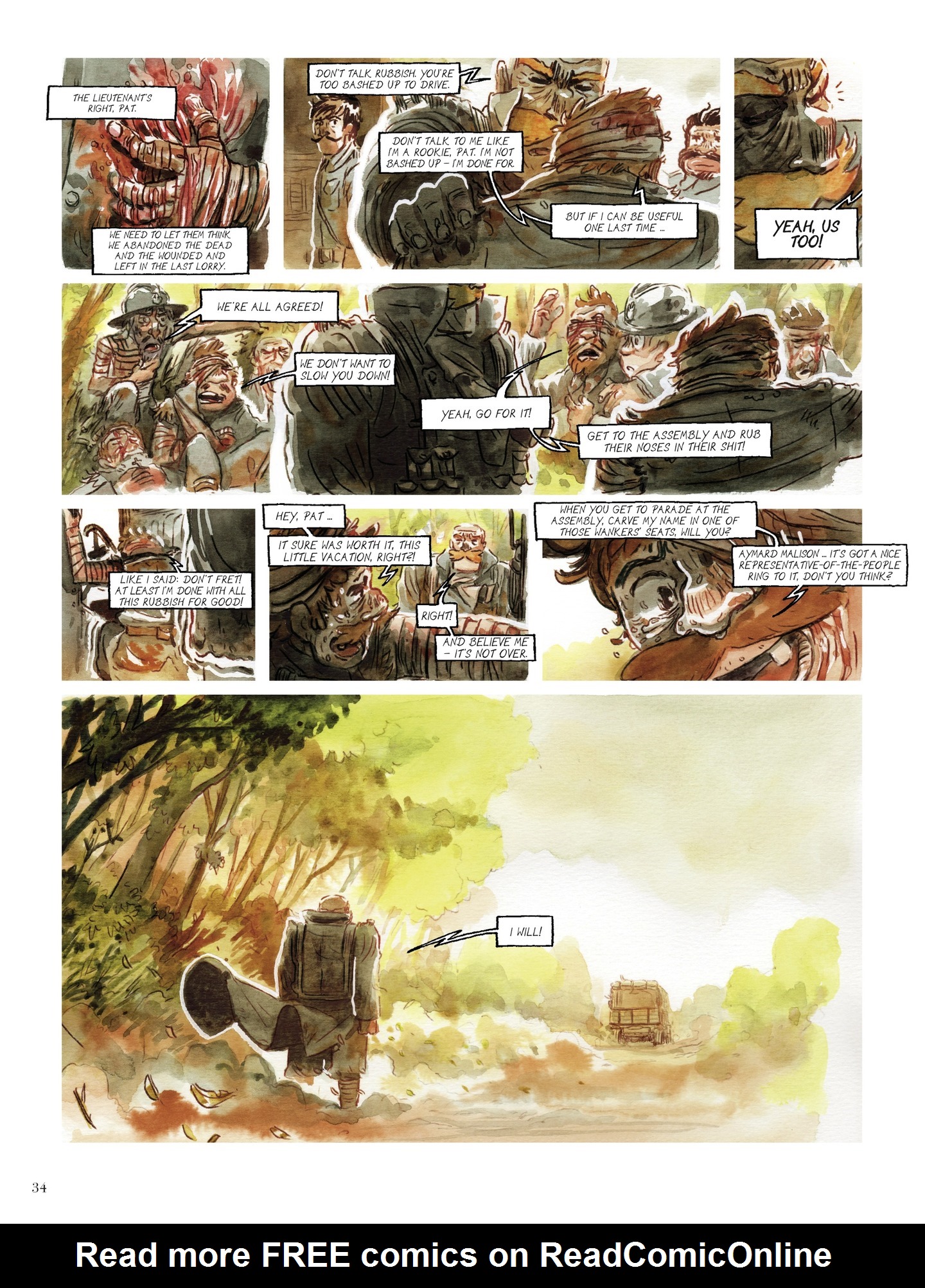 Read online Swan Song comic -  Issue #2 - 34