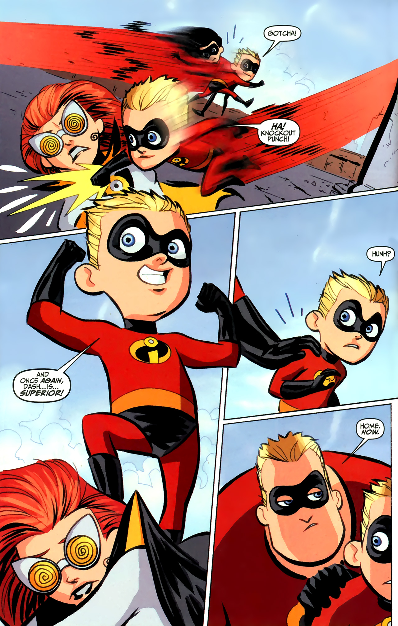 Read Online The Incredibles Comic Issue 4 