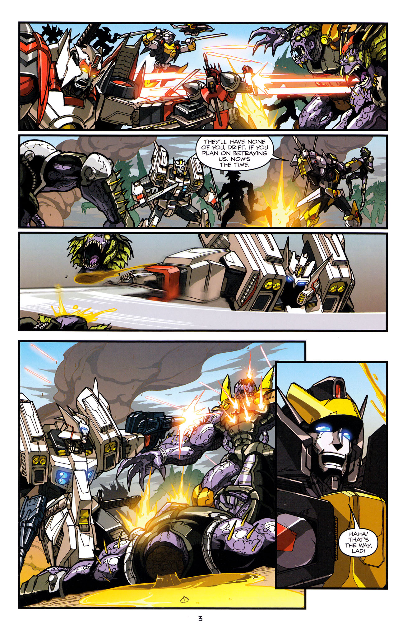 Read online The Transformers: Drift comic -  Issue #4 - 5