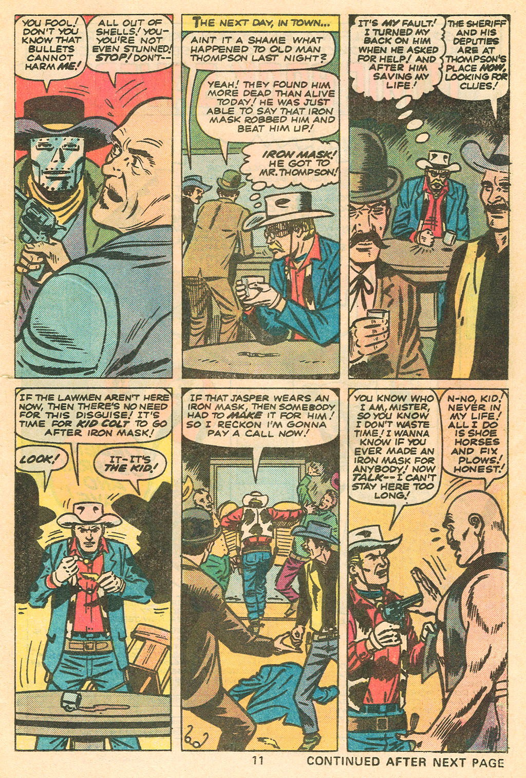 Read online Kid Colt Outlaw comic -  Issue #206 - 13