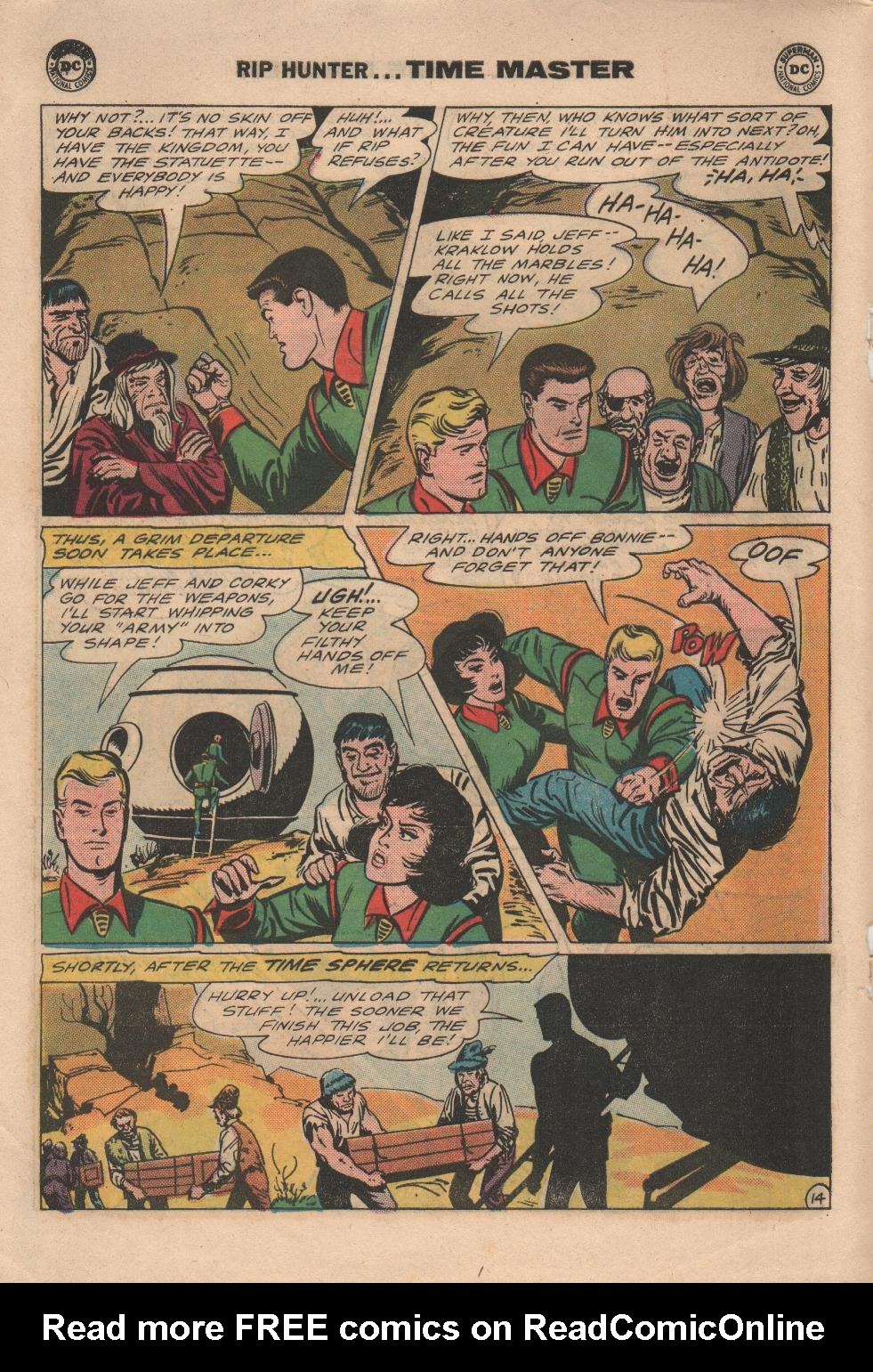 Read online Rip Hunter...Time Master comic -  Issue #28 - 18