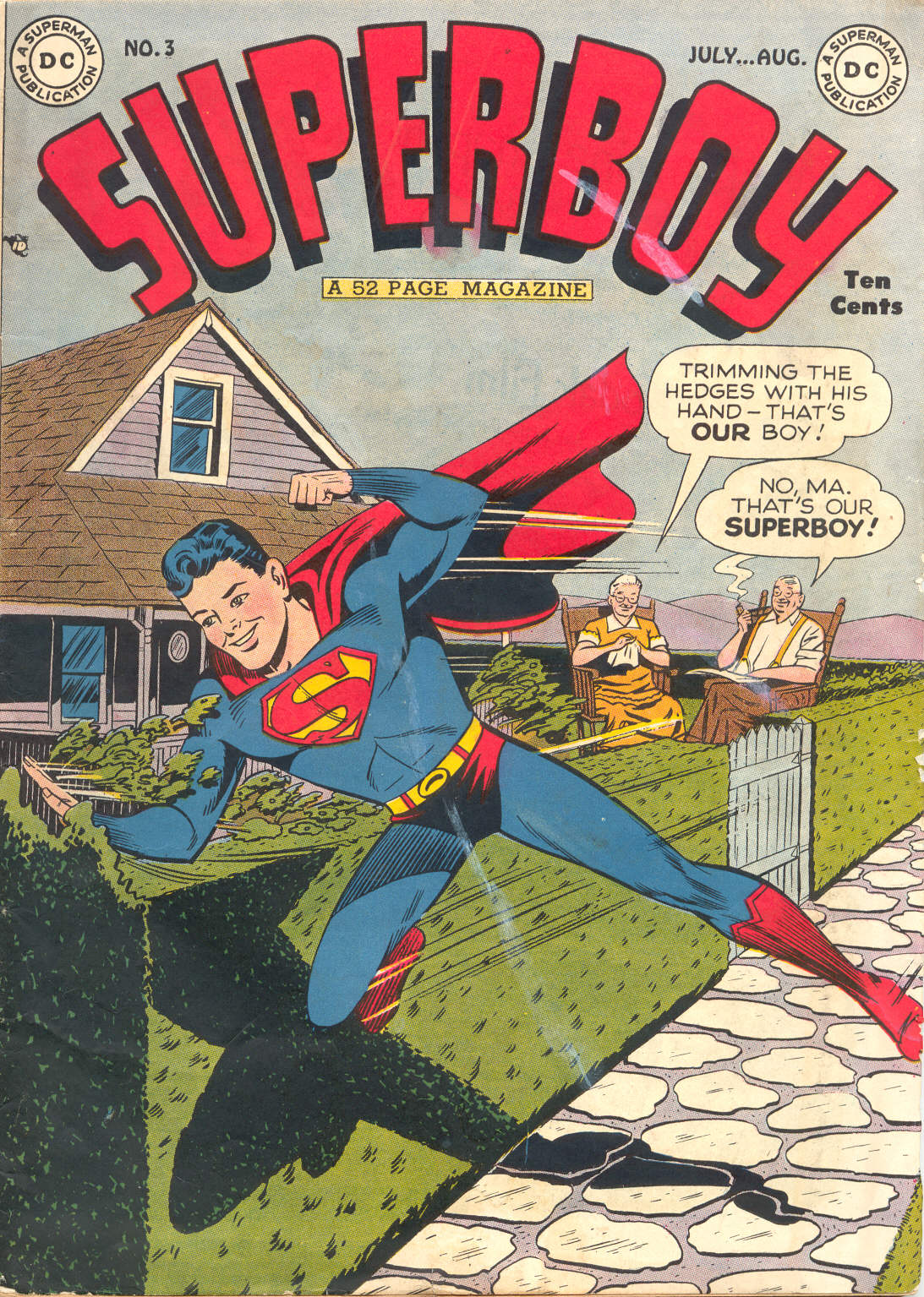 Read online Superboy (1949) comic -  Issue #3 - 1