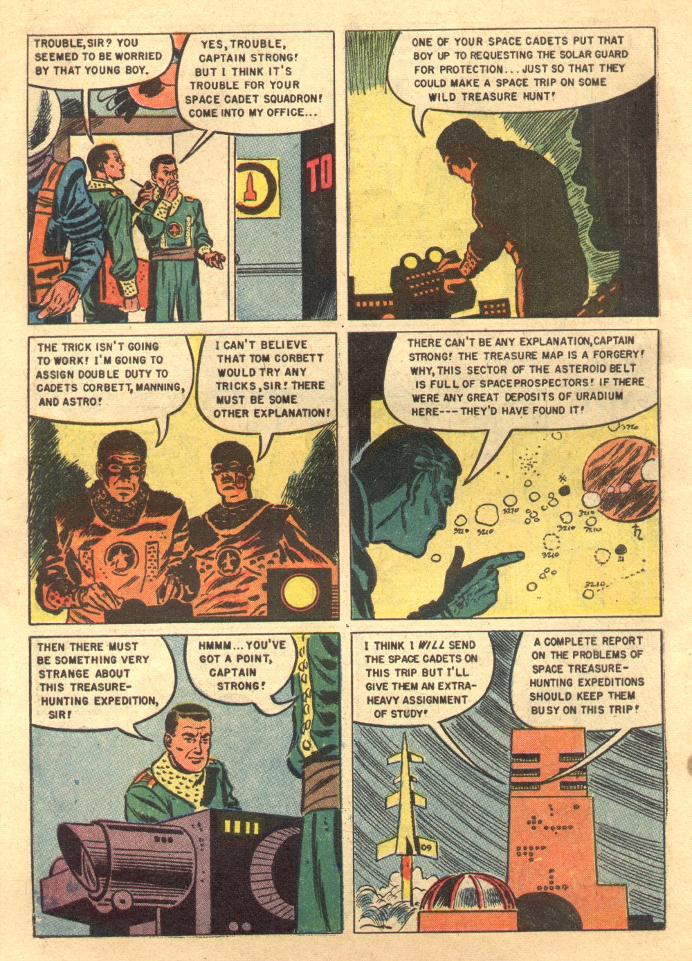 Read online Tom Corbett, Space Cadet comic -  Issue #10 - 10