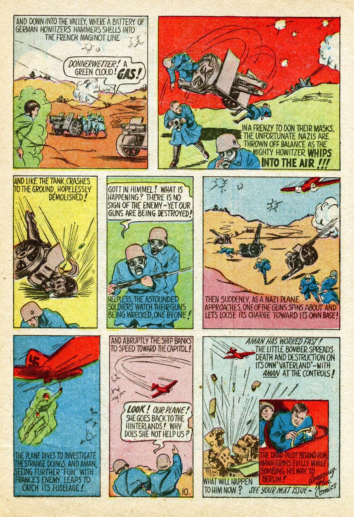 Read online Amazing Man Comics comic -  Issue #8 - 12