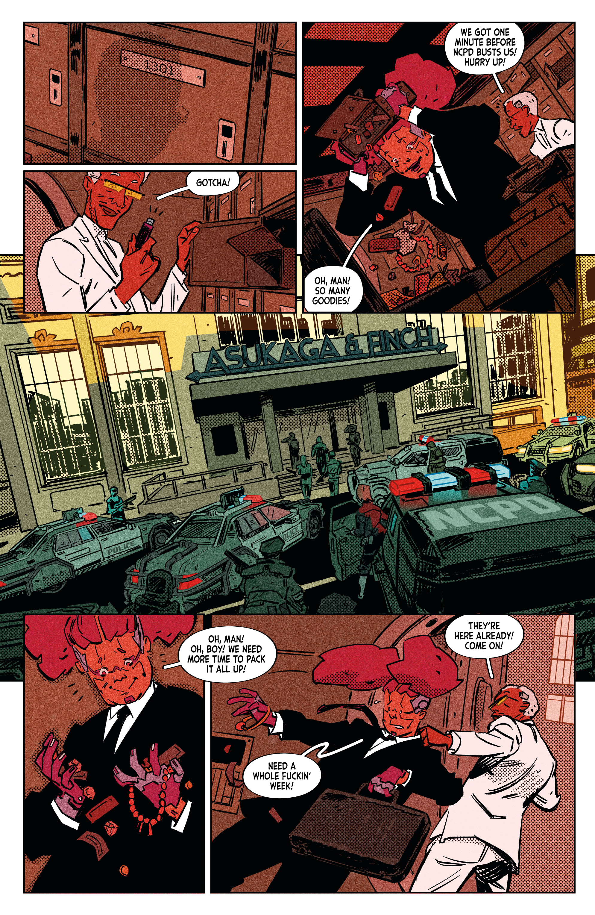 Read online Cyberpunk 2077: Blackout comic -  Issue #3 - 12