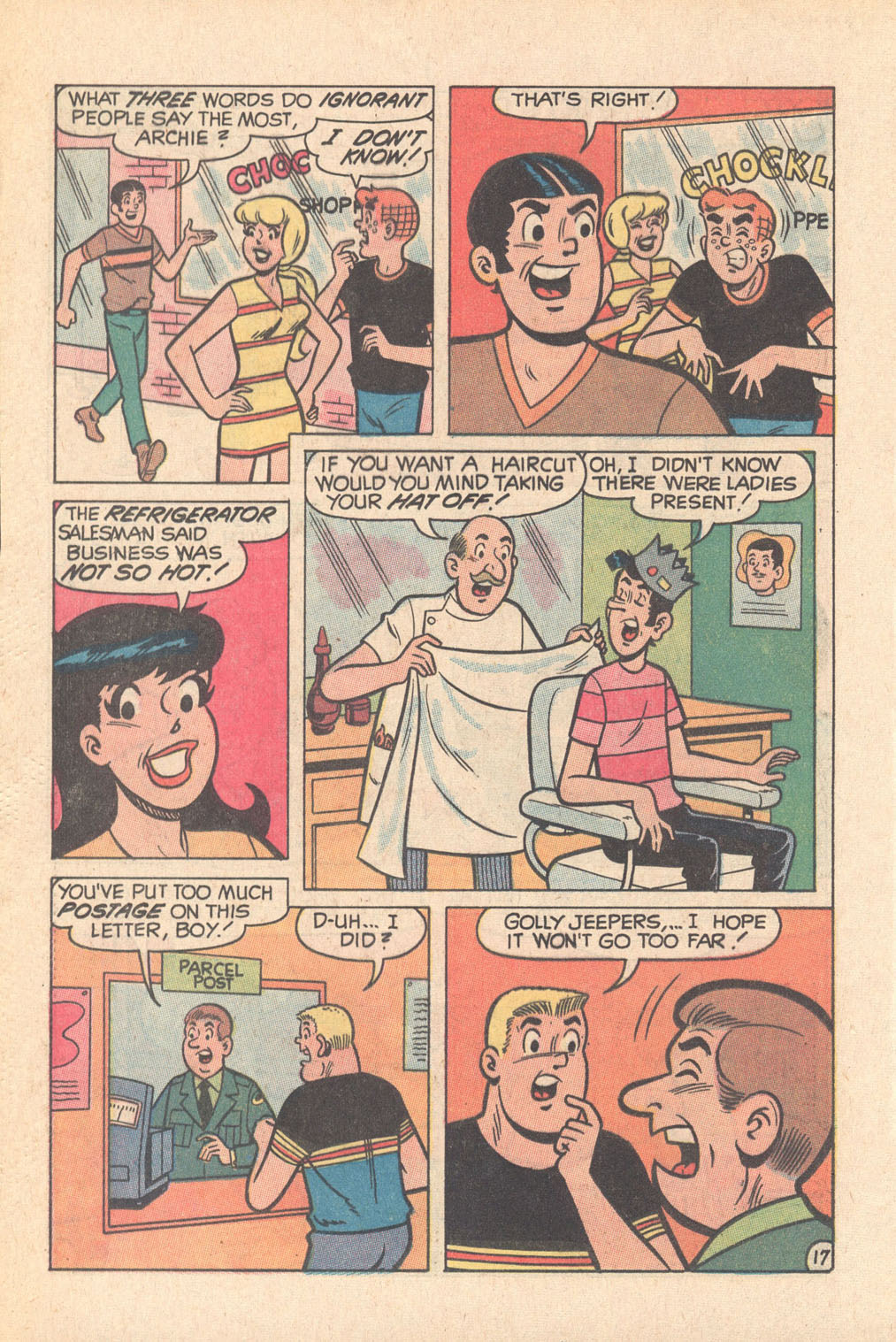 Read online Archie's TV Laugh-Out comic -  Issue #4 - 44