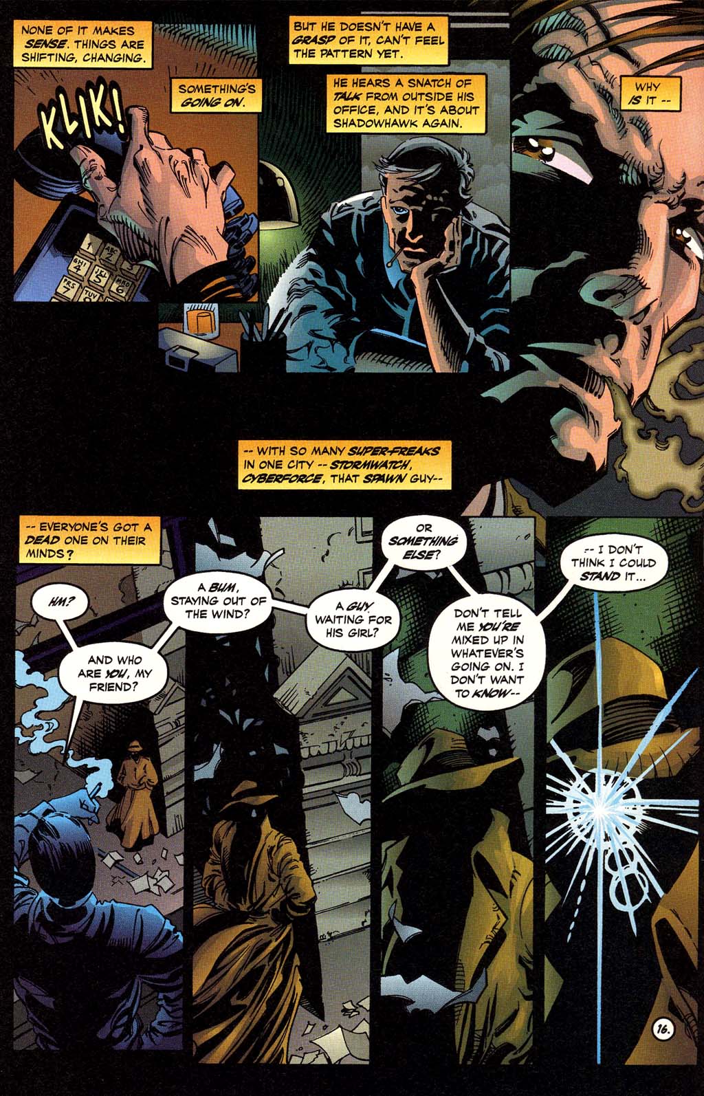 Read online The New Shadowhawk comic -  Issue #1 - 17