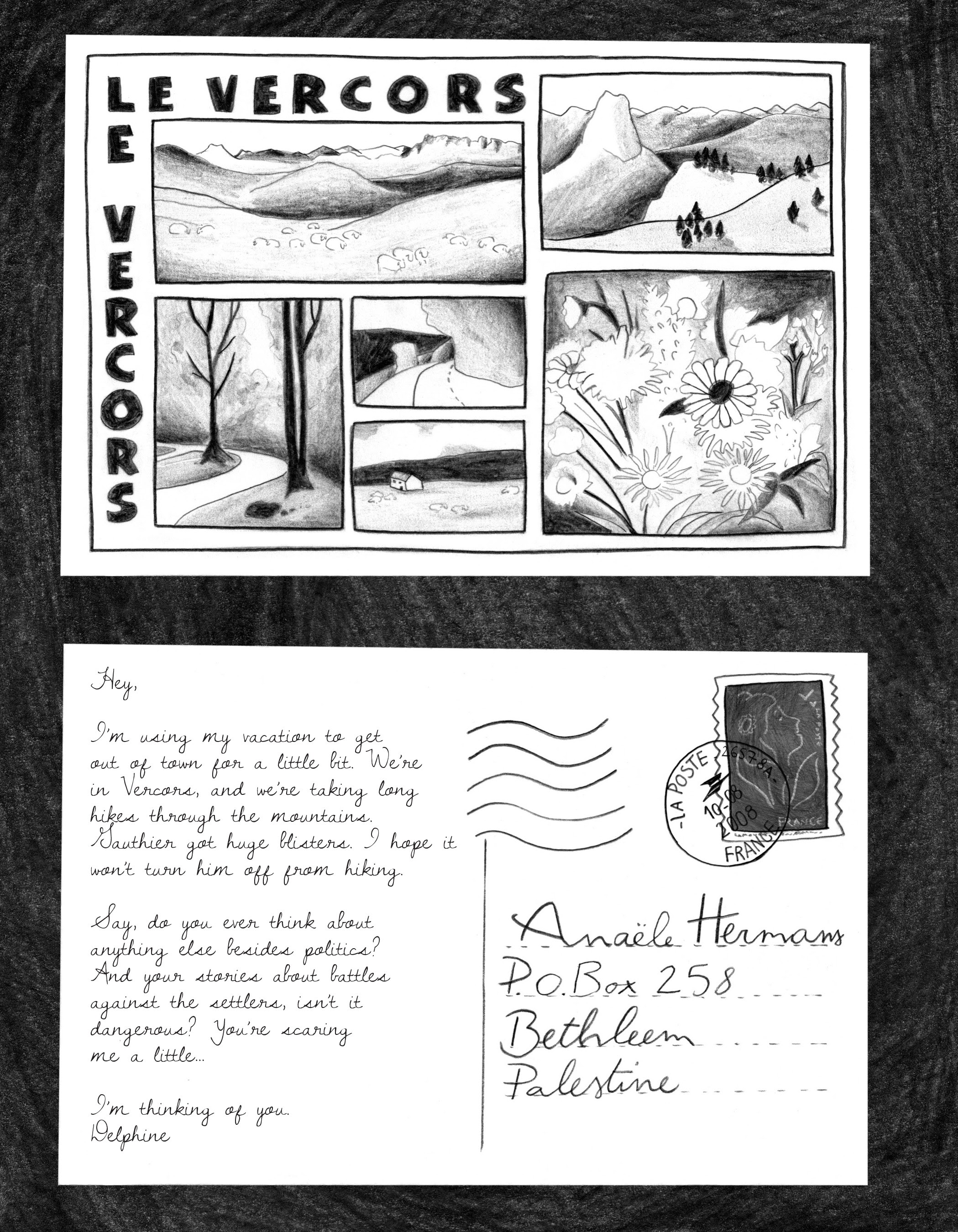 Read online Green Almonds: Letters from Palestine comic -  Issue # TPB (Part 1) - 92
