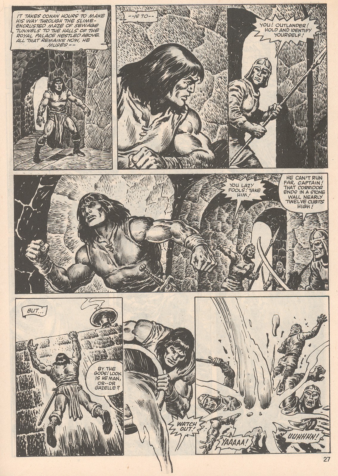 Read online The Savage Sword Of Conan comic -  Issue #104 - 27