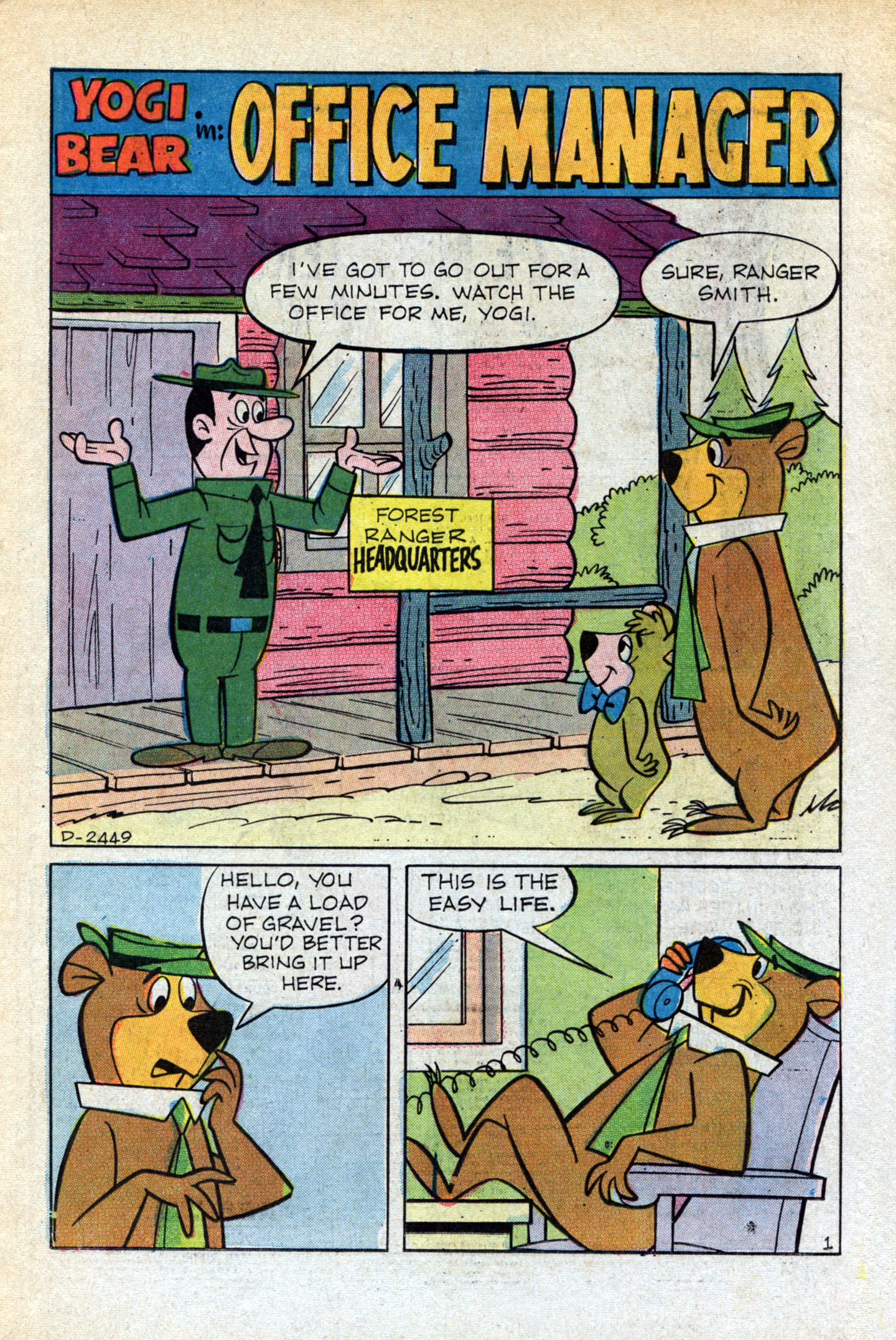 Read online Yogi Bear (1970) comic -  Issue #13 - 15