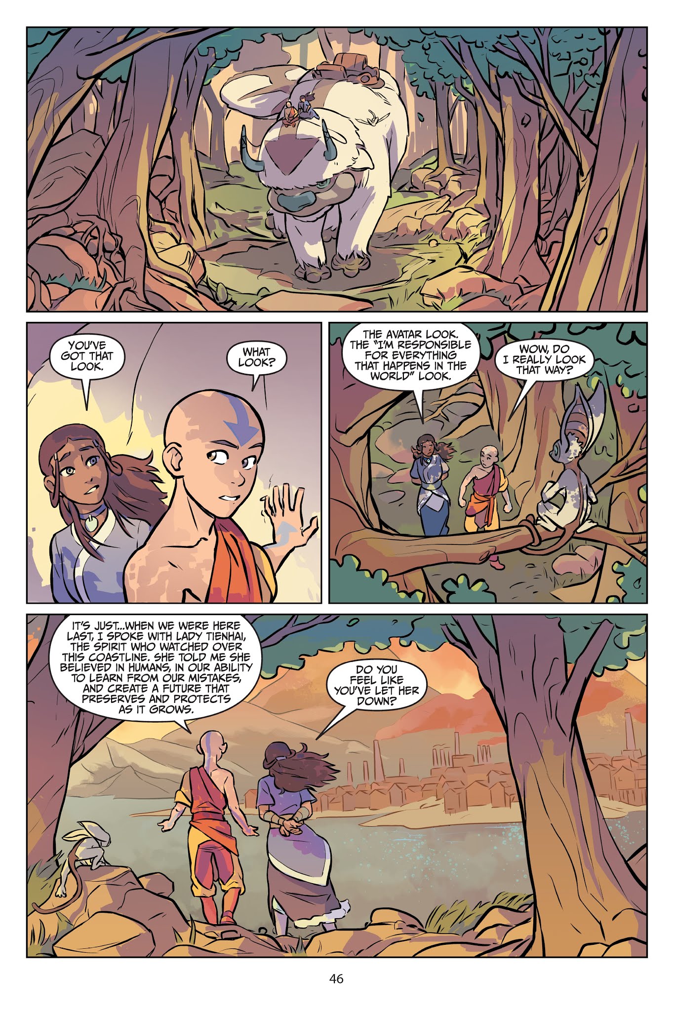 Read online Nickelodeon Avatar: The Last Airbender - Imbalance comic -  Issue # TPB 1 - 47