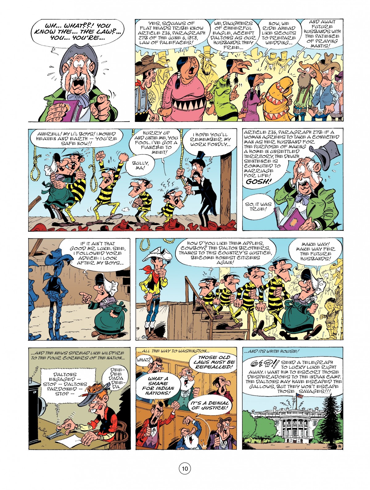 Read online A Lucky Luke Adventure comic -  Issue #45 - 10