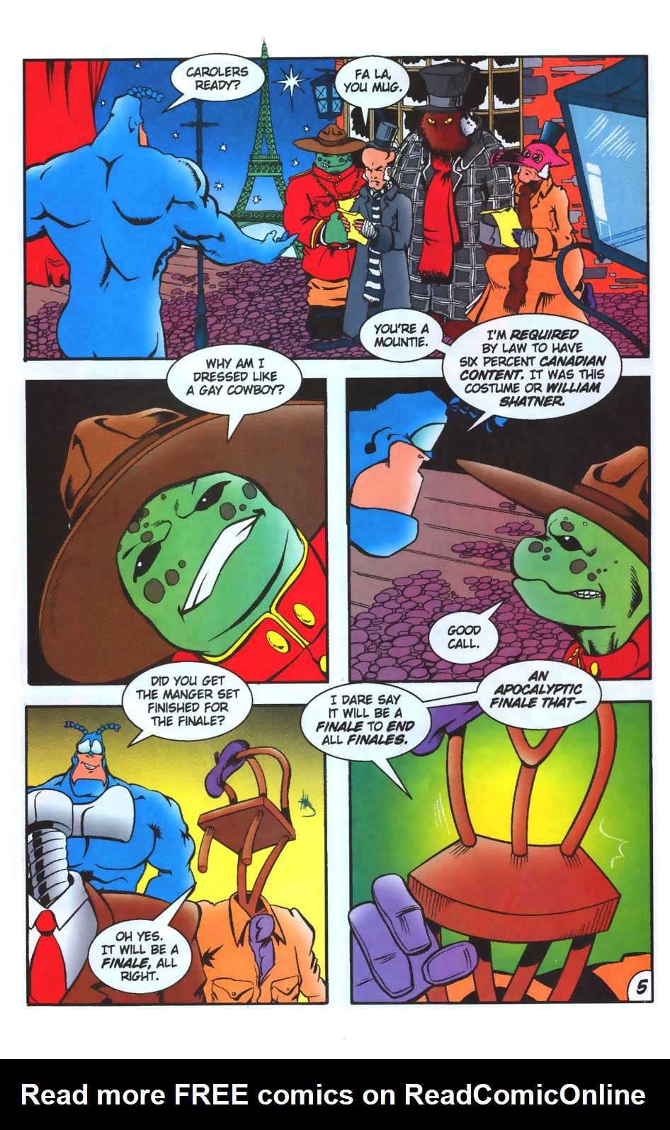 Read online The Tick's Big Xmas Trilogy comic -  Issue #3 - 8