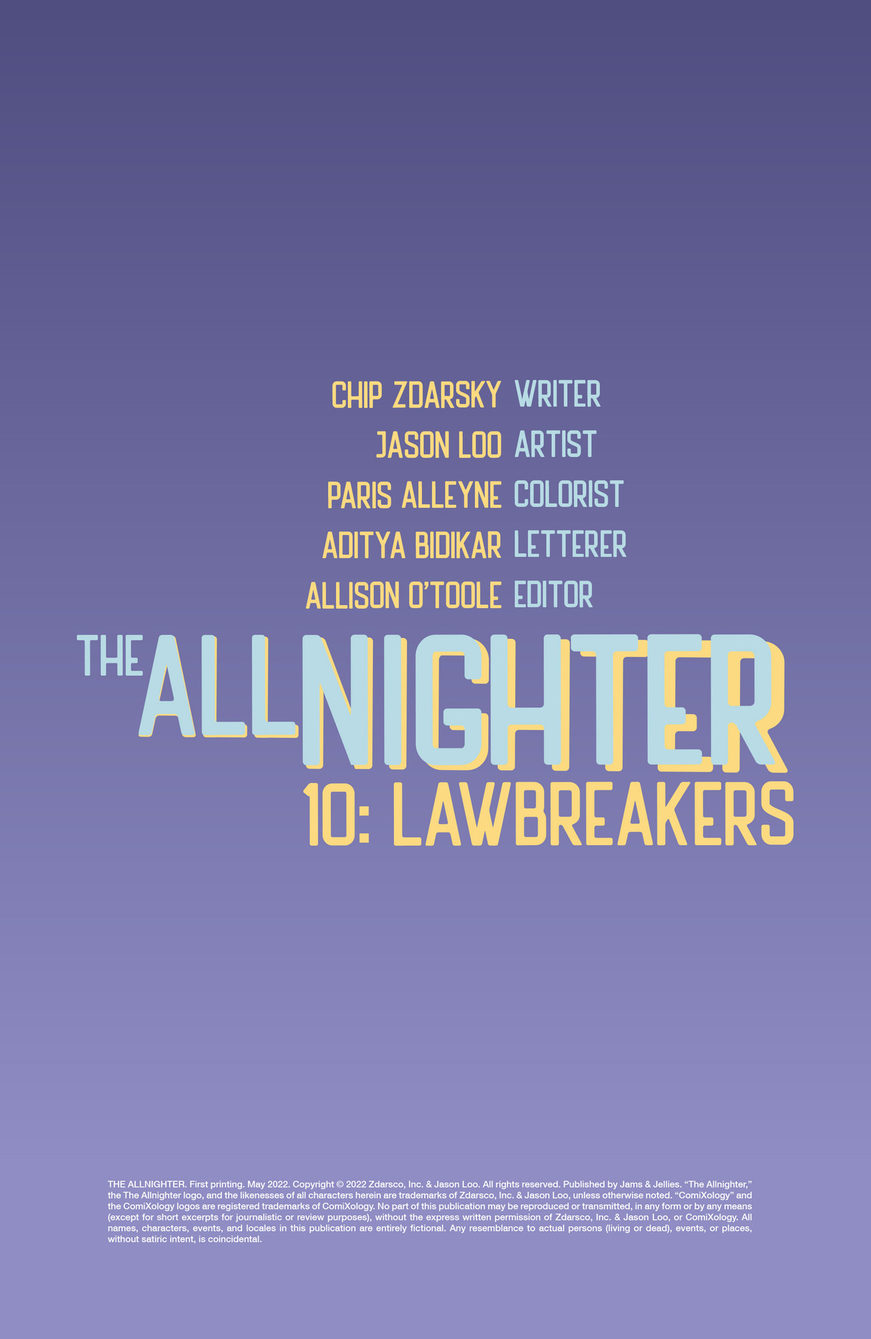 Read online The All-Nighter comic -  Issue #10 - 2