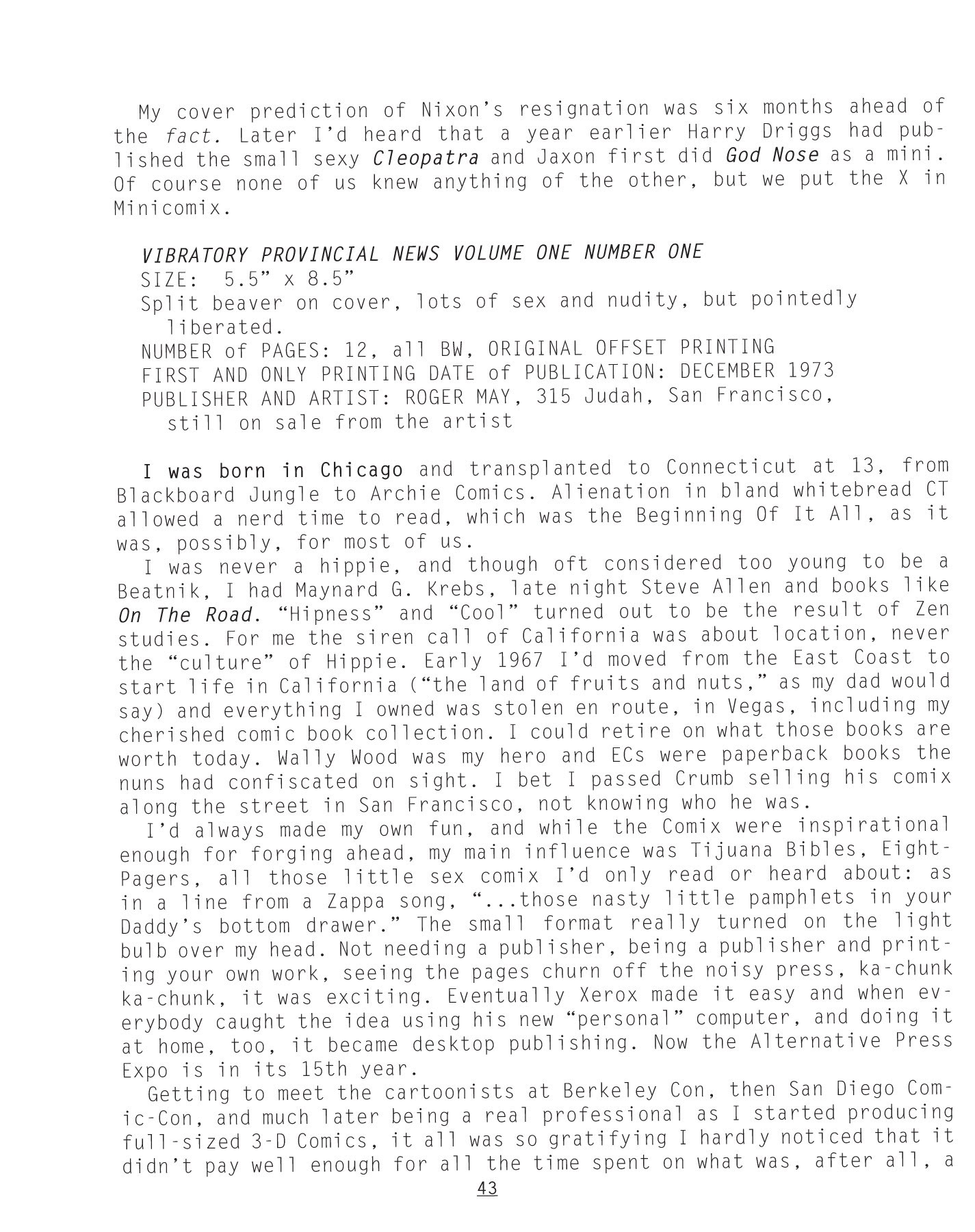 Read online NEWAVE! The Underground Mini Comix of the 1980's comic -  Issue # TPB (Part 1) - 39