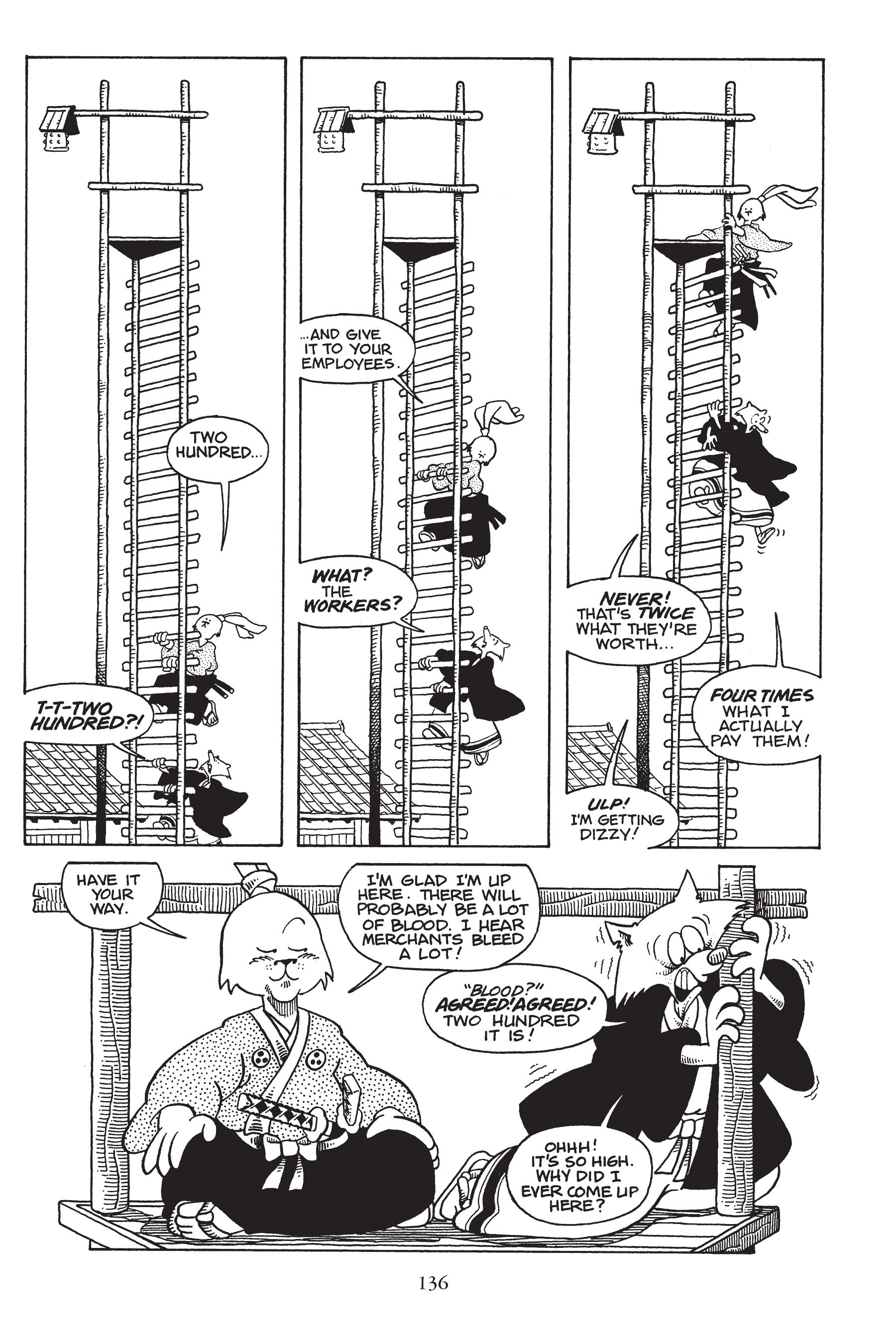 Read online Usagi Yojimbo (1987) comic -  Issue # _TPB 2 - 136