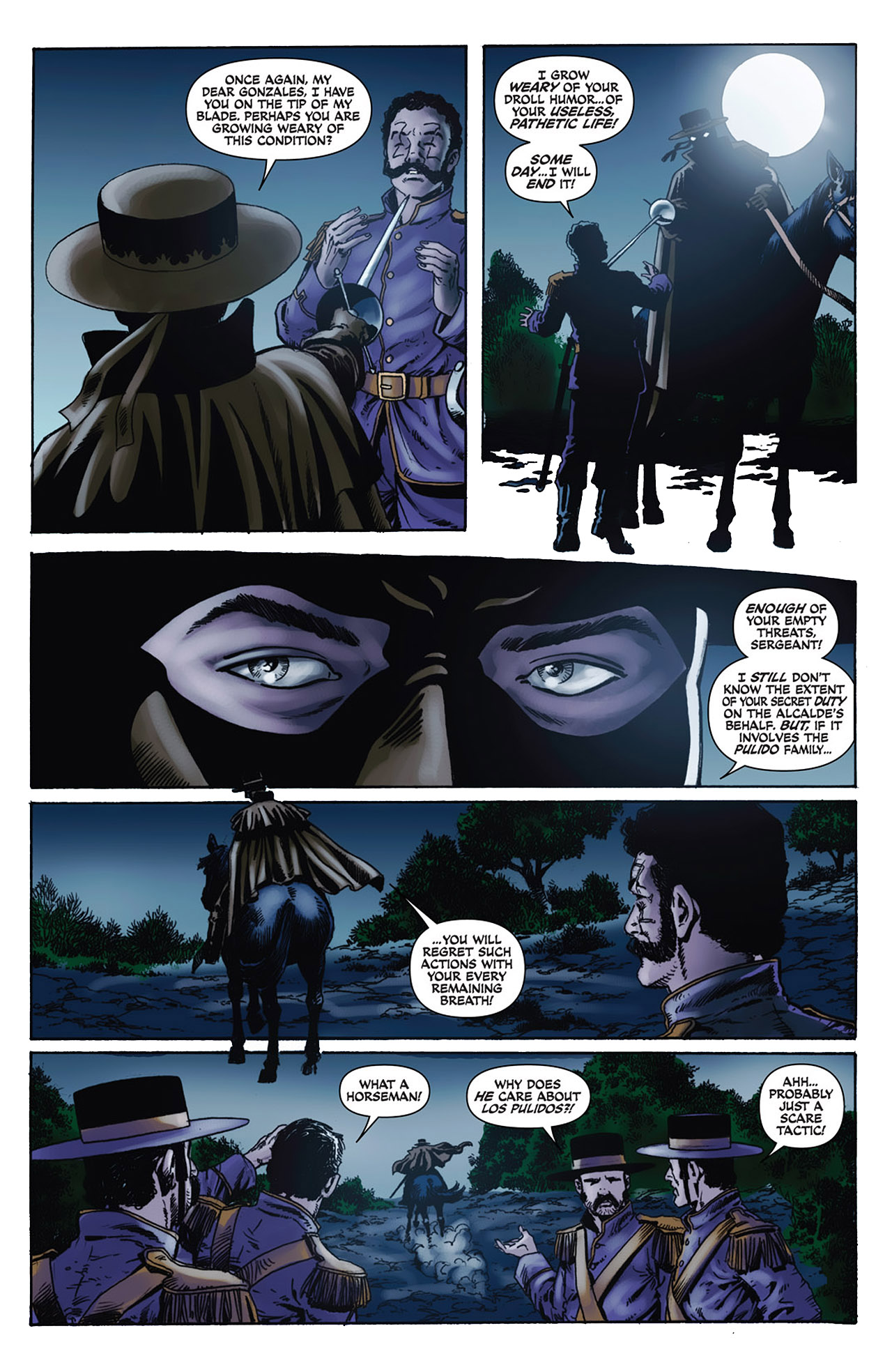Read online Zorro Rides Again comic -  Issue #3 - 19