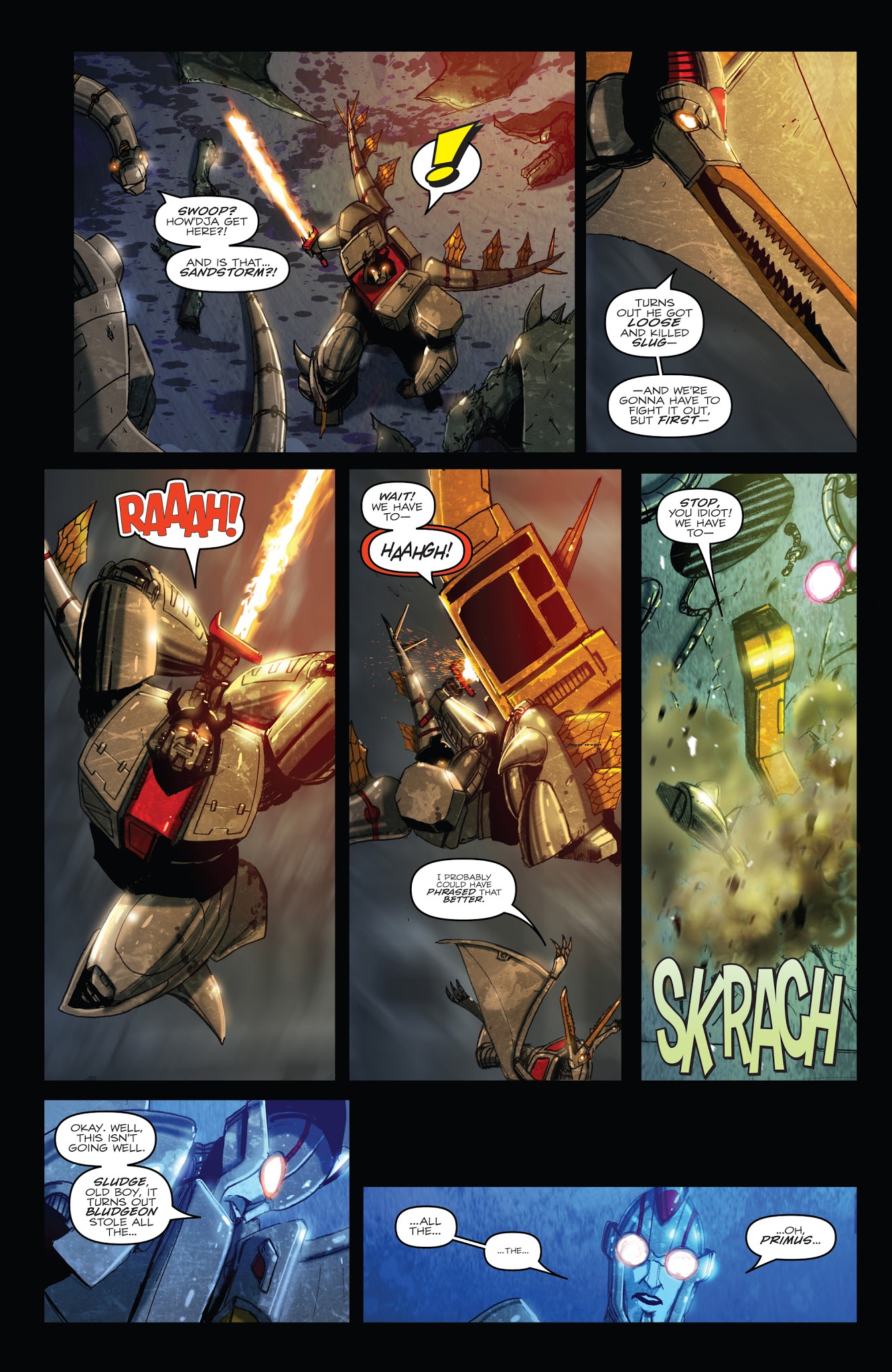 Read online The Transformers: Redemption of the Dinobots comic -  Issue # TPB - 127