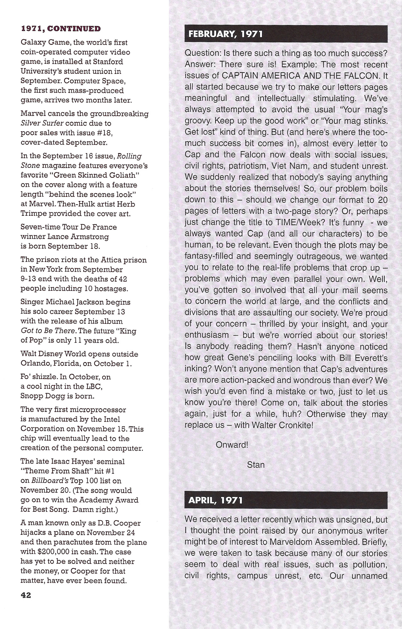 Read online Stan's Soapbox: The Collection comic -  Issue # TPB - 36