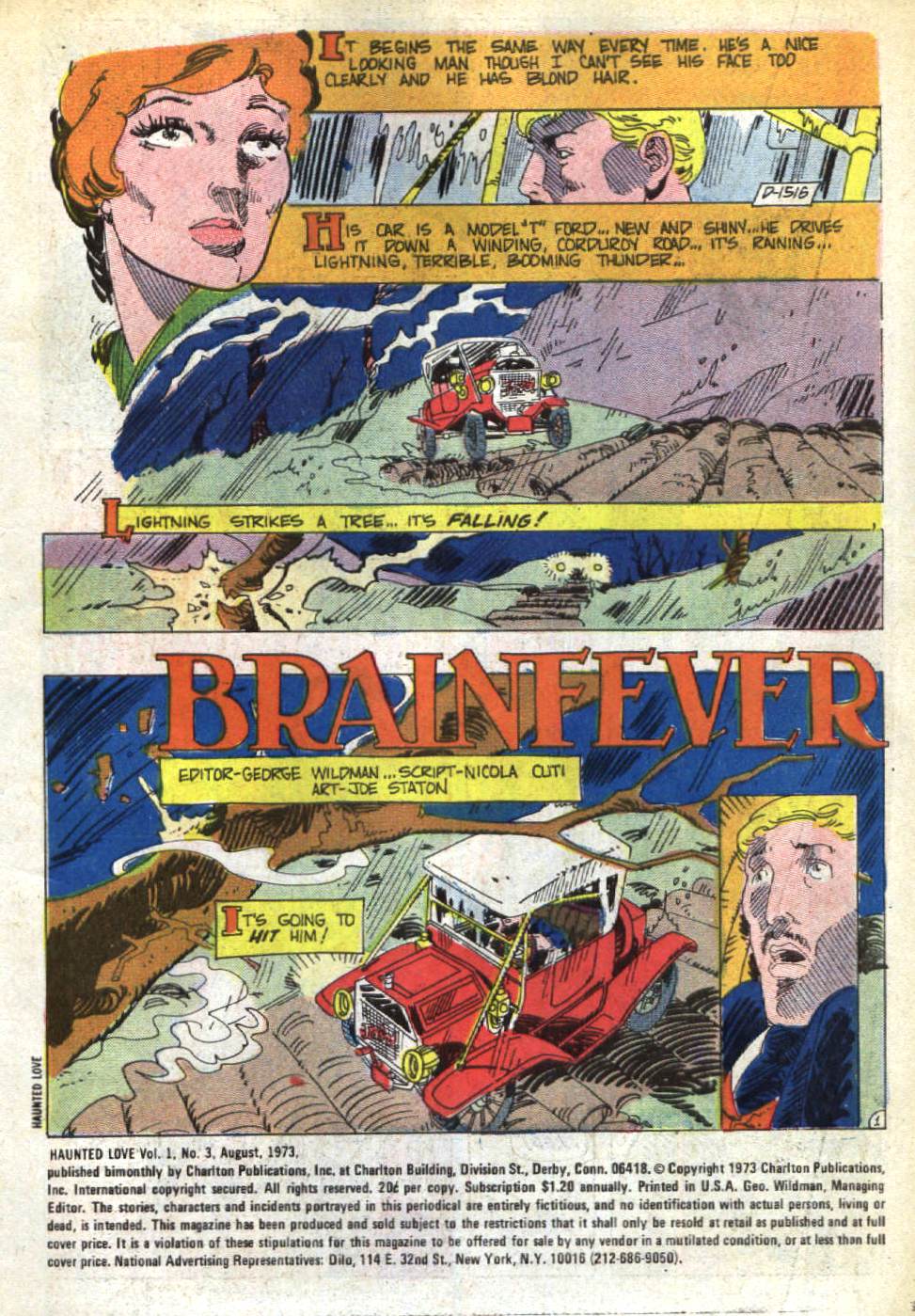 Read online Haunted Love (1973) comic -  Issue #3 - 3