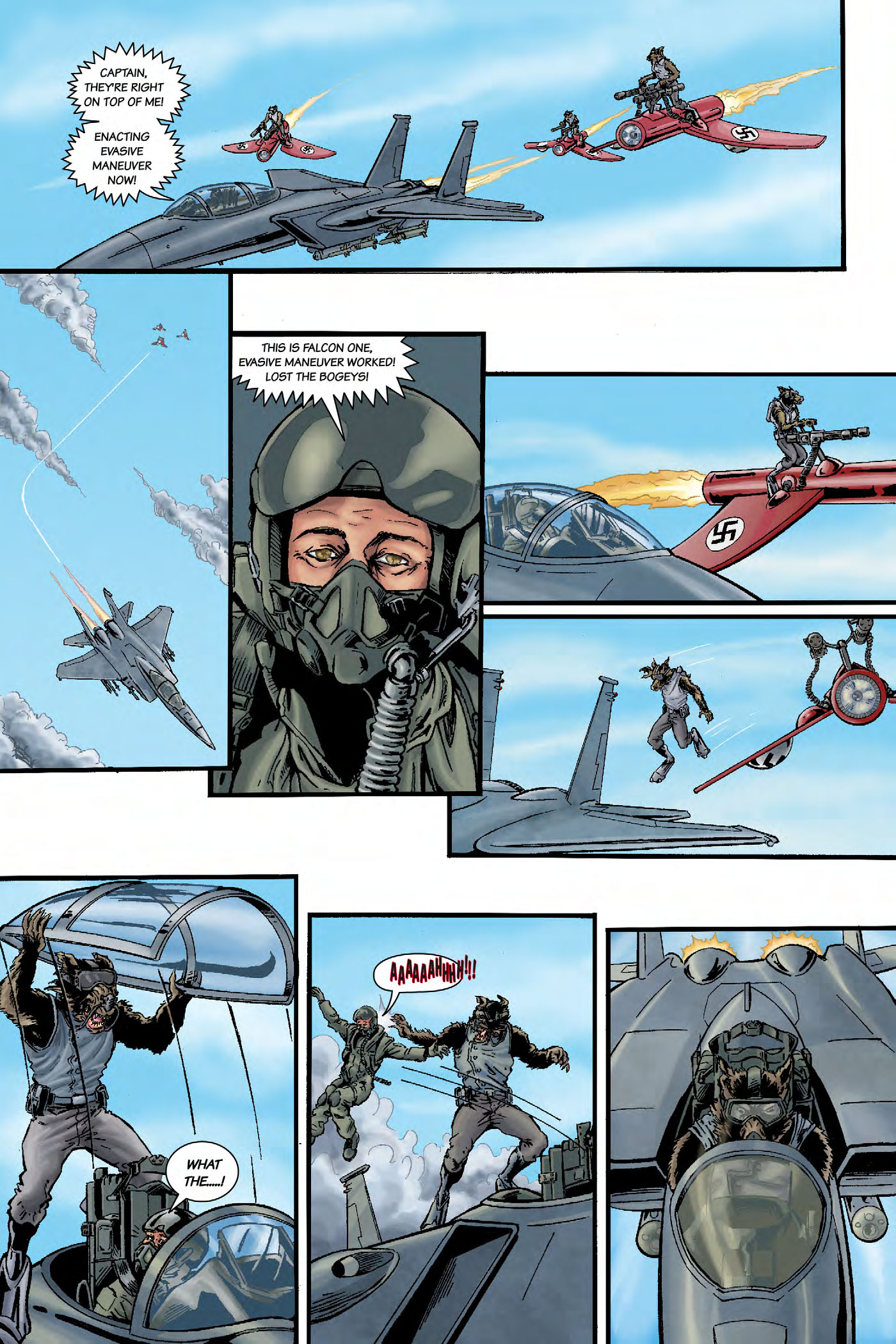 Read online Nazi Werewolves from Outer Space comic -  Issue #3 - 19