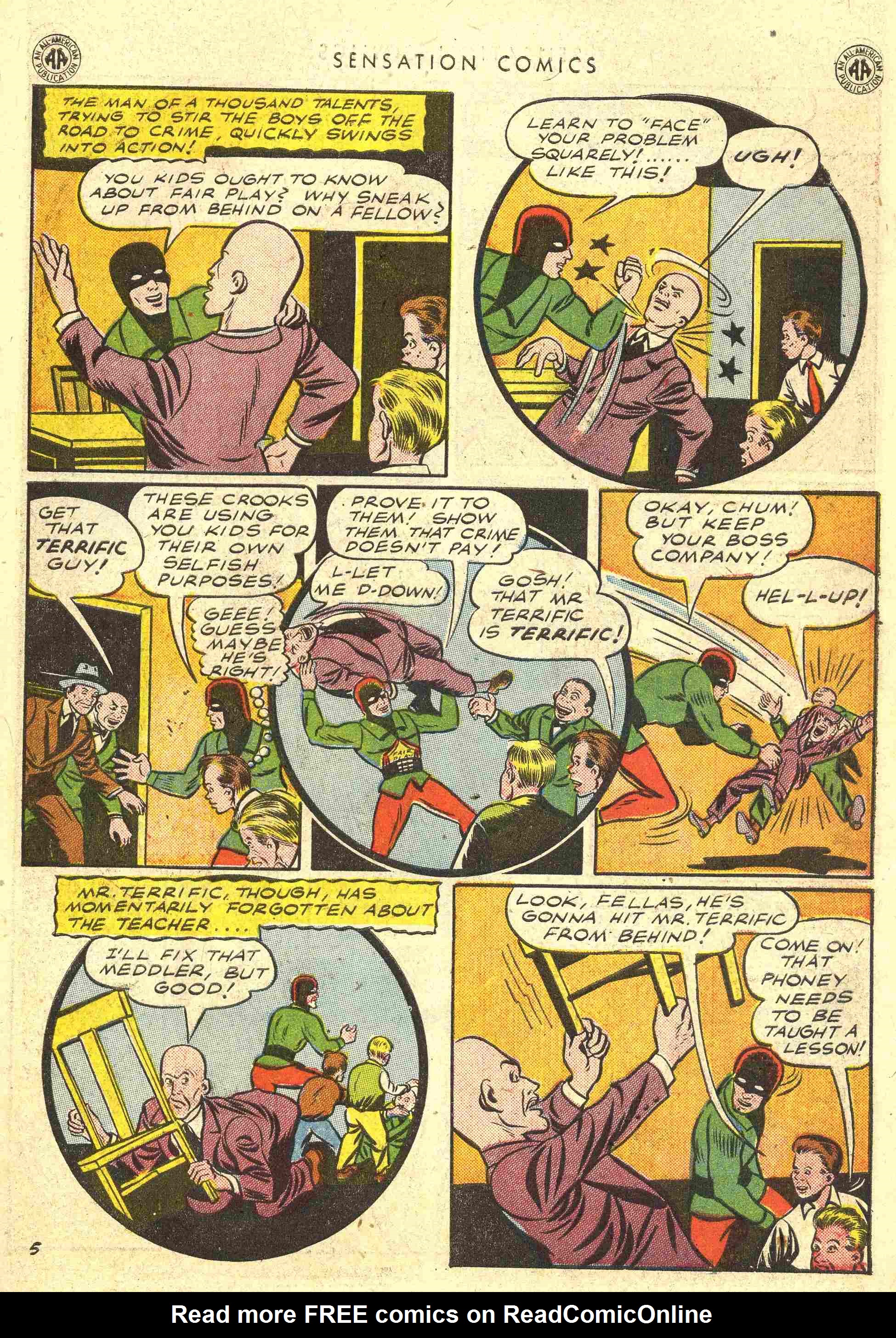 Read online Sensation (Mystery) Comics comic -  Issue #42 - 39