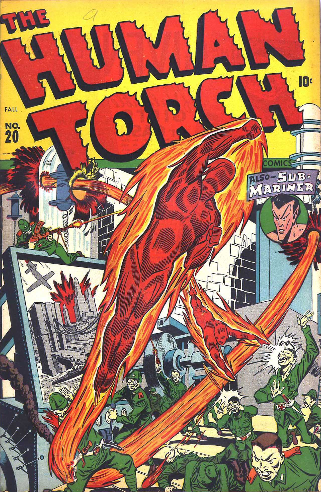 Read online The Human Torch (1940) comic -  Issue #20 - 1