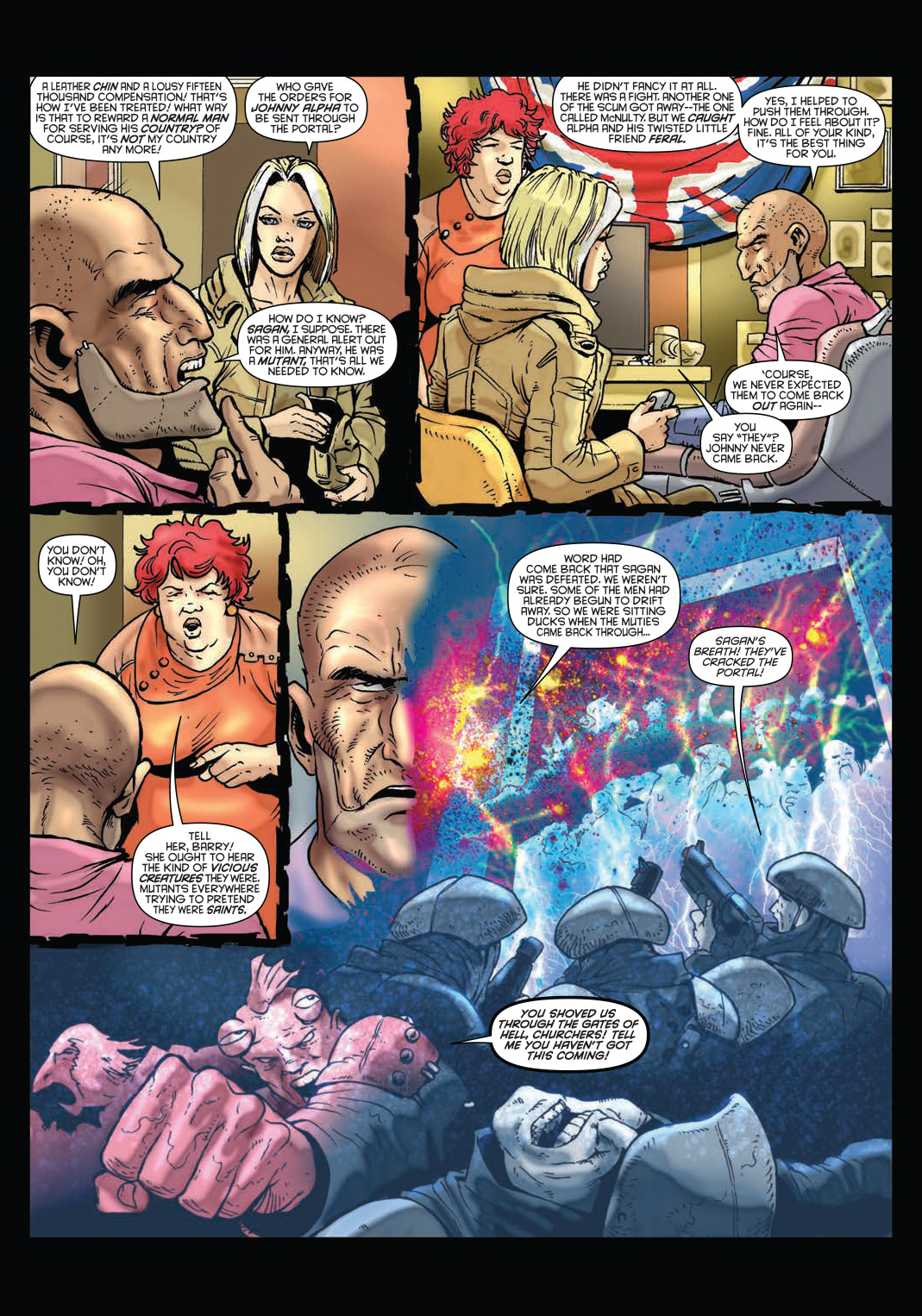 Read online Strontium Dog: The Life and Death of Johnny Alpha: The Project comic -  Issue # TPB - 14