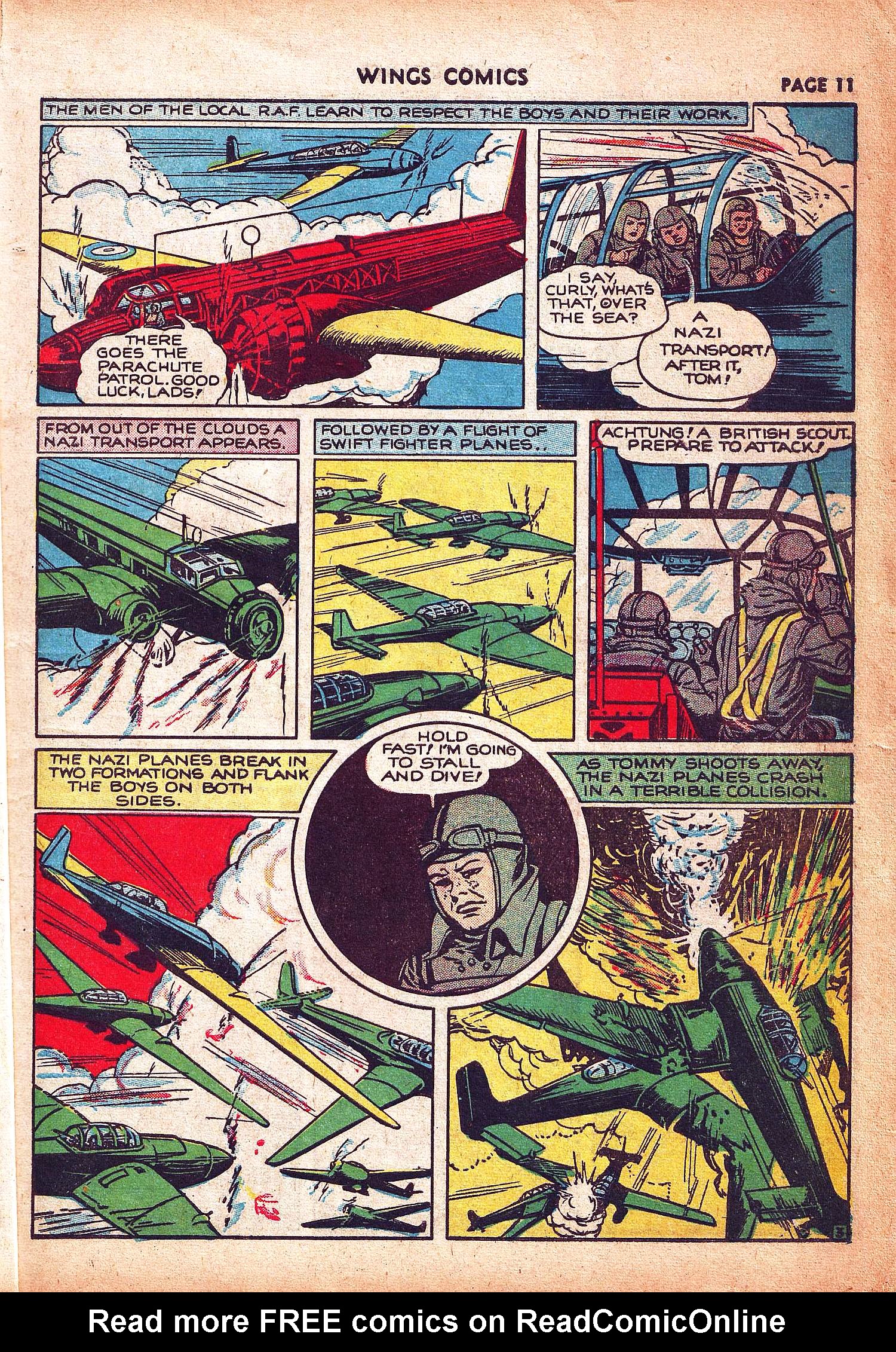 Read online Wings Comics comic -  Issue #3 - 13