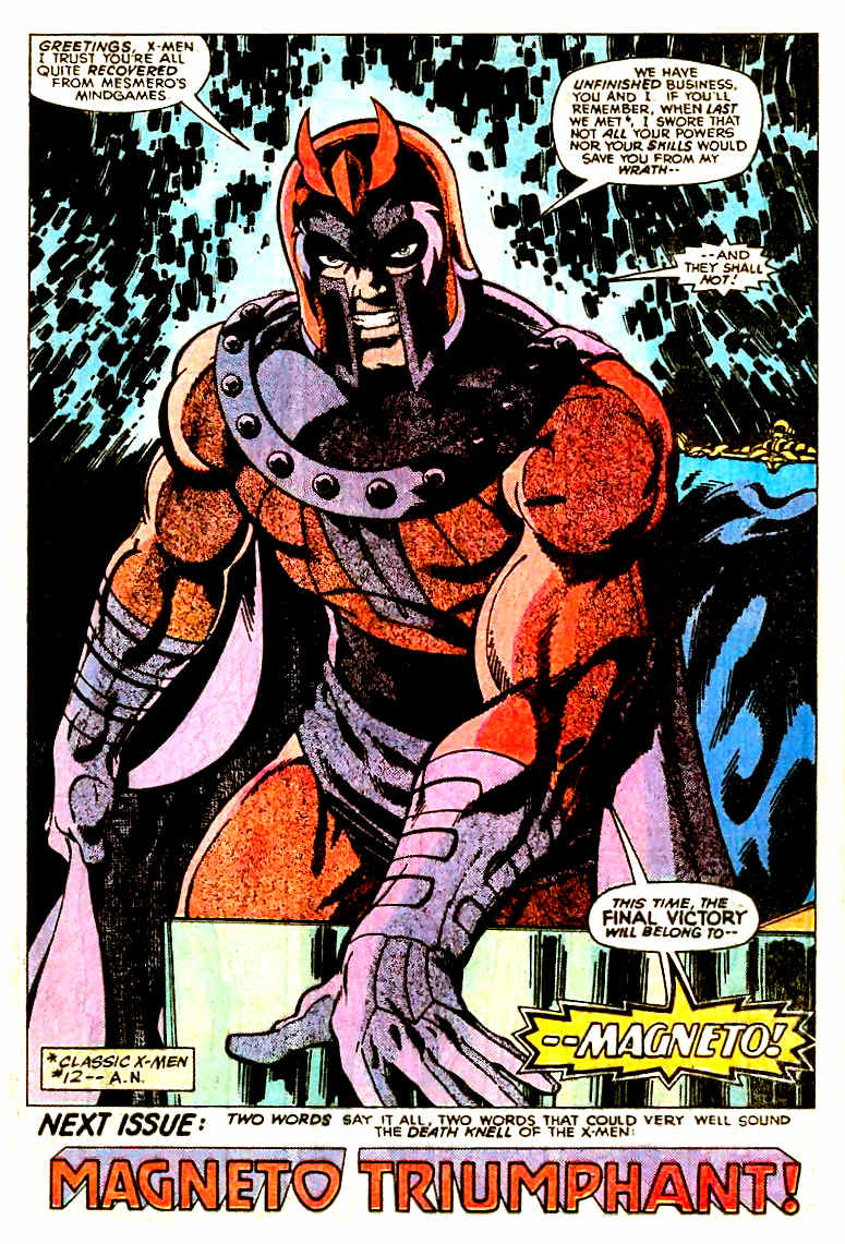 Read online Classic X-Men comic -  Issue #17 - 20