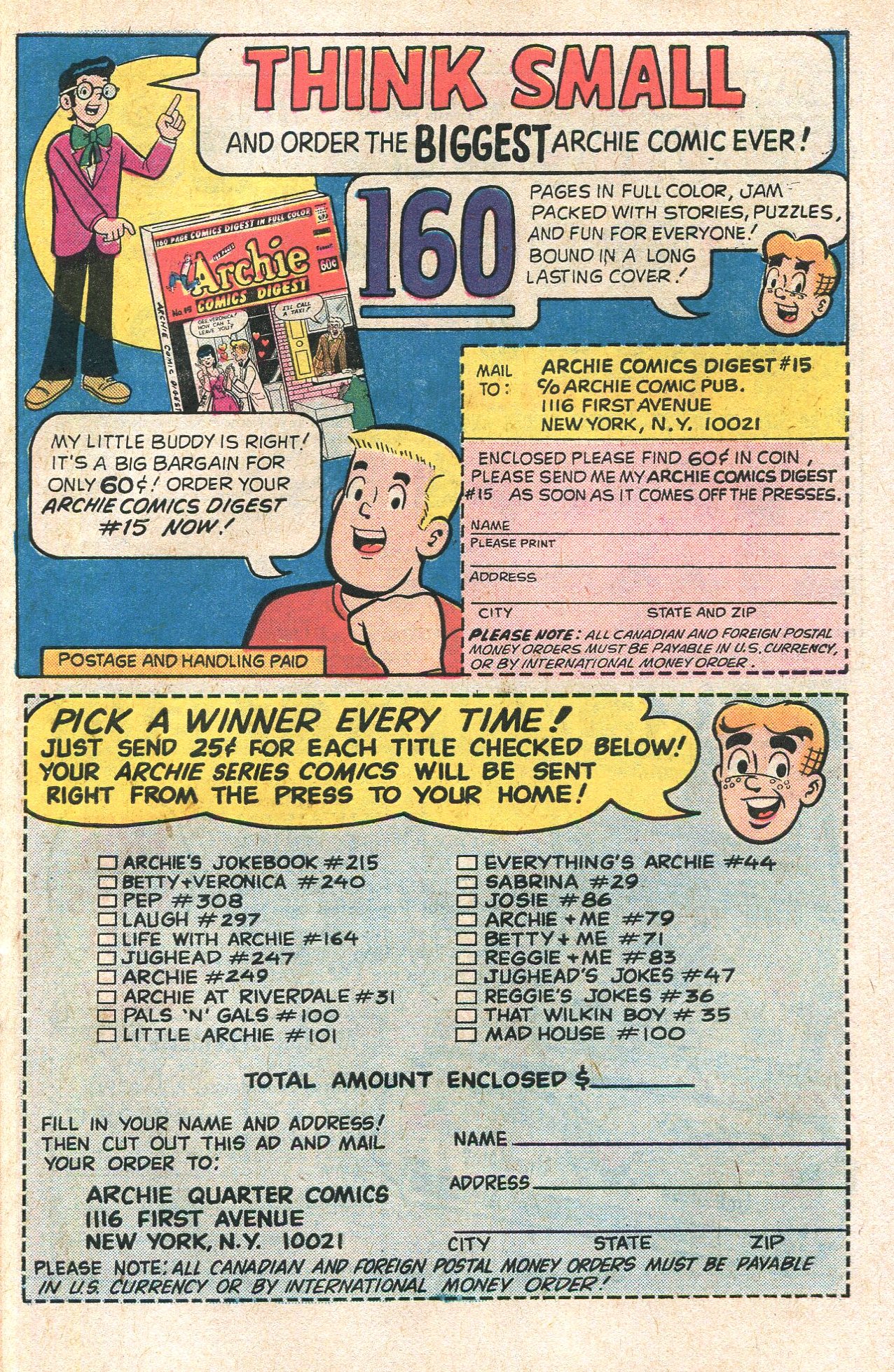 Read online Archie's Joke Book Magazine comic -  Issue #214 - 27