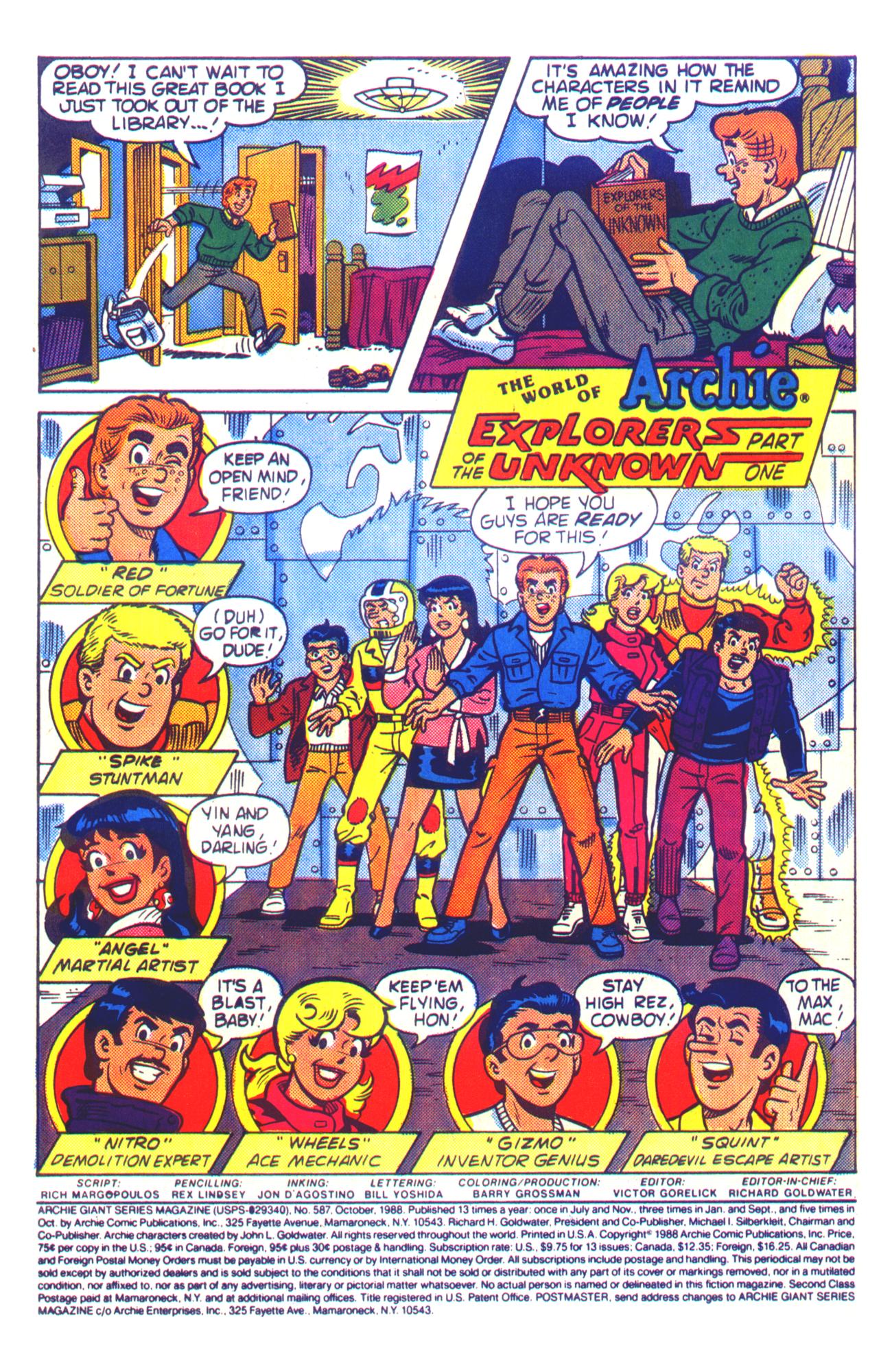 Read online Archie Giant Series Magazine comic -  Issue #587 - 3