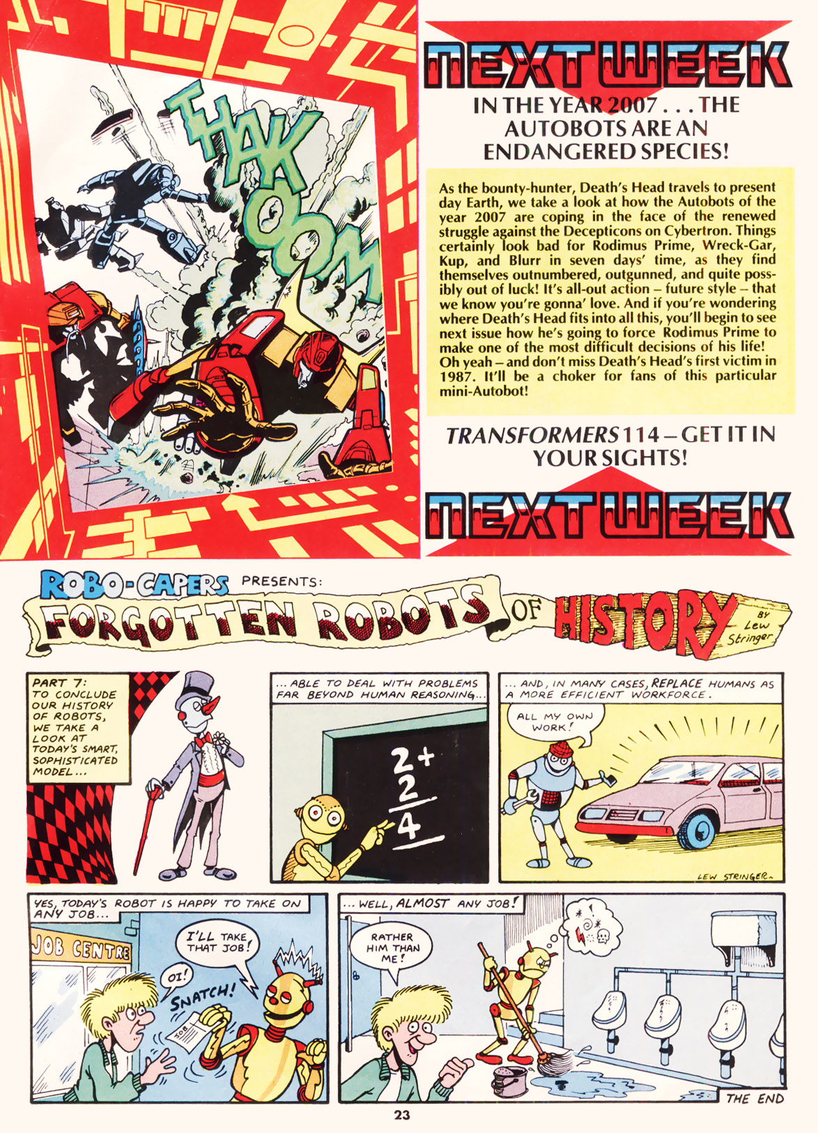 Read online The Transformers (UK) comic -  Issue #113 - 15