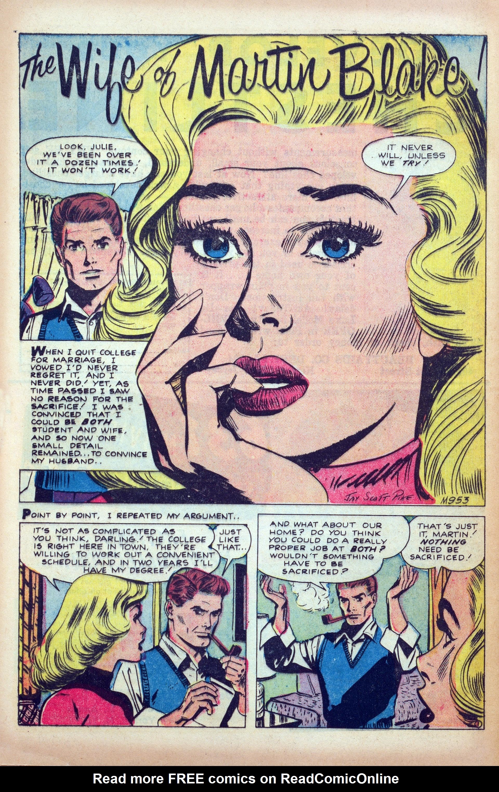 Read online Love Romances comic -  Issue #72 - 28