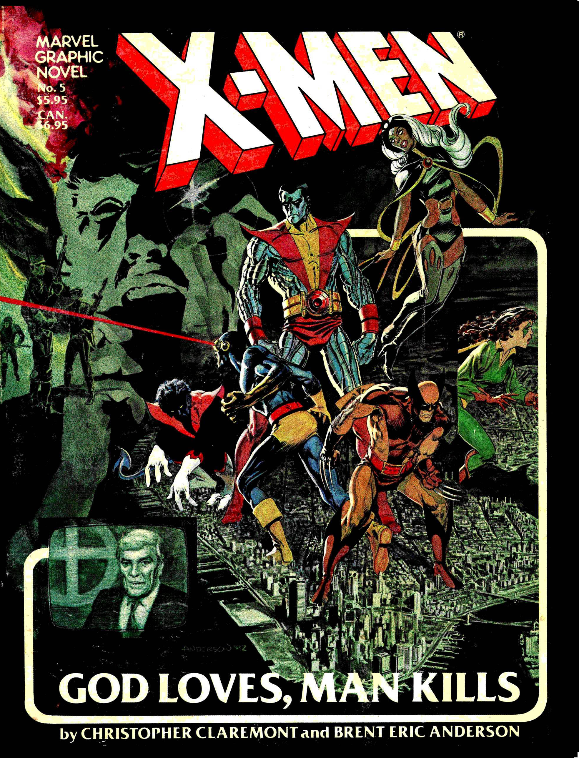 Read online Marvel Graphic Novel comic -  Issue #5 - X-Men - God Loves, Man Kills - 1