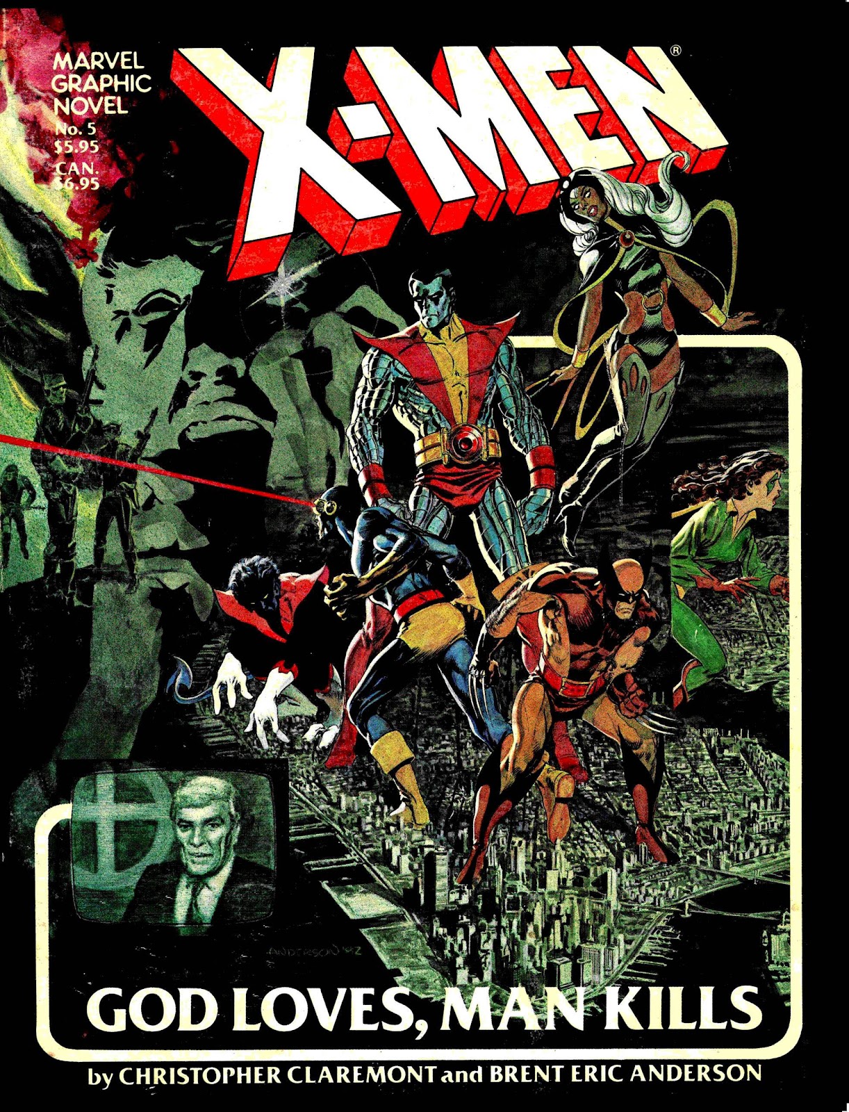 <{ $series->title }} issue 5 - X-Men - God Loves, Man Kills - Page 1