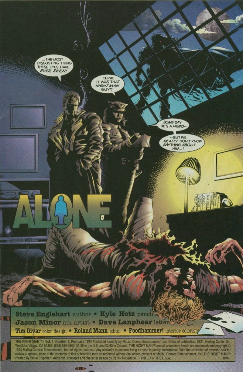 Read online The Night Man comic -  Issue #5 - 2