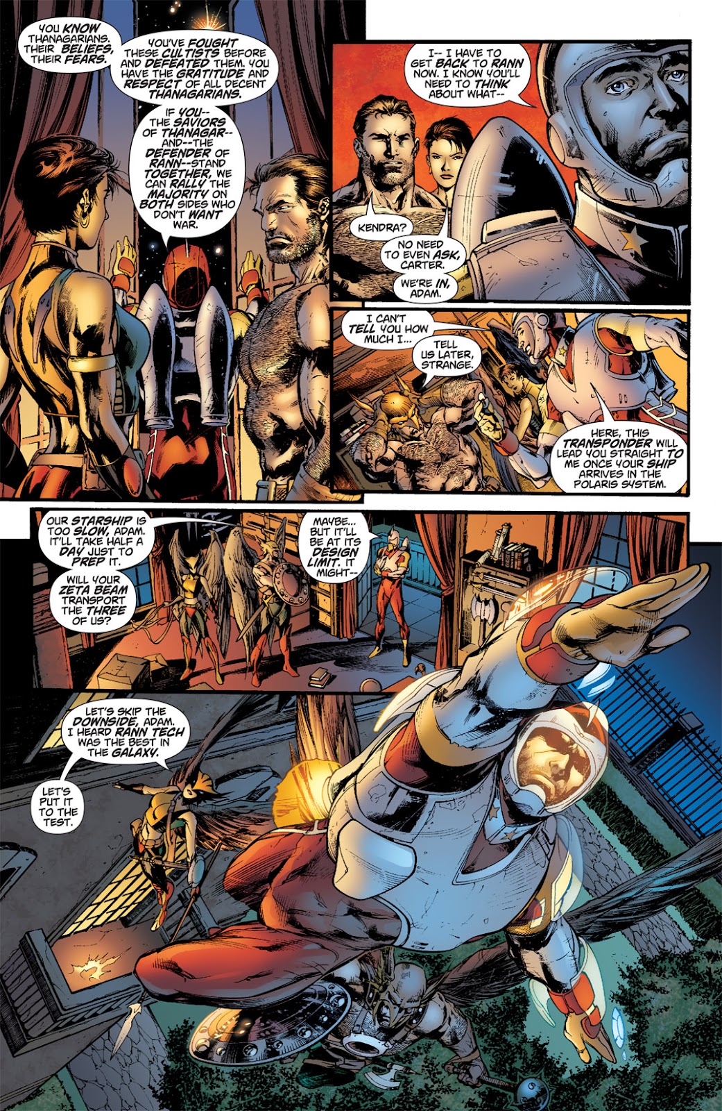 Rann/Thanagar War issue 1 - Page 12