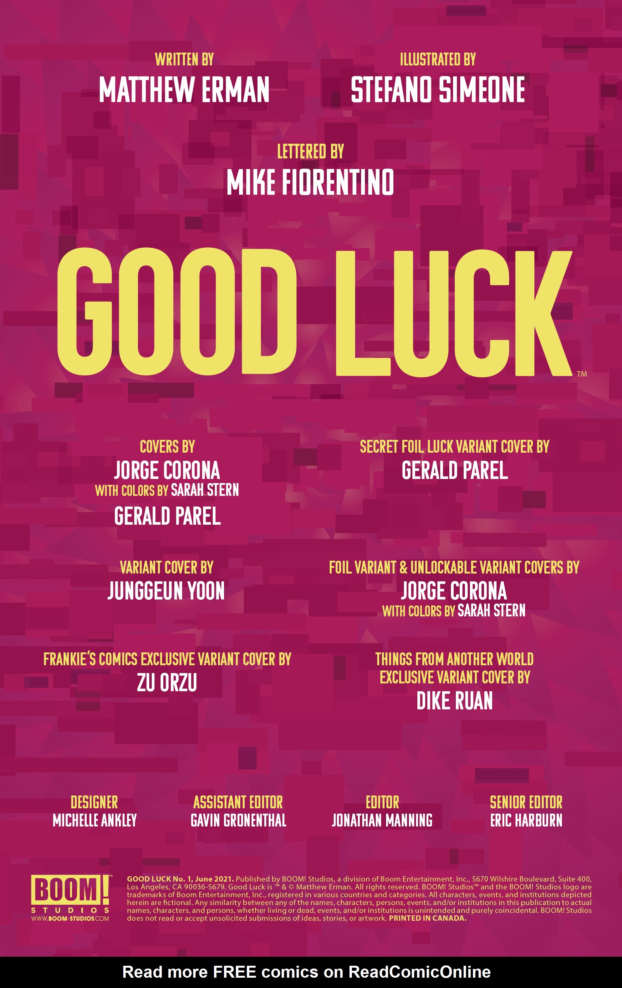 Read online Good Luck comic -  Issue #1 - 2