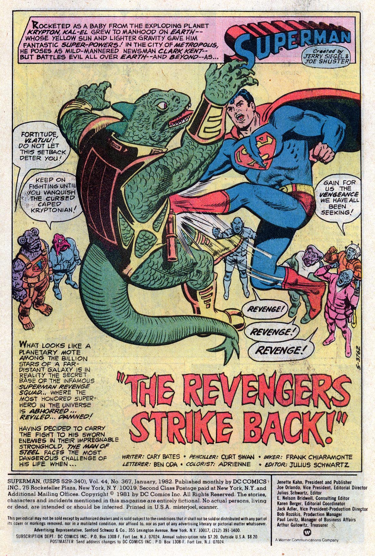 Read online Superman (1939) comic -  Issue #367 - 2