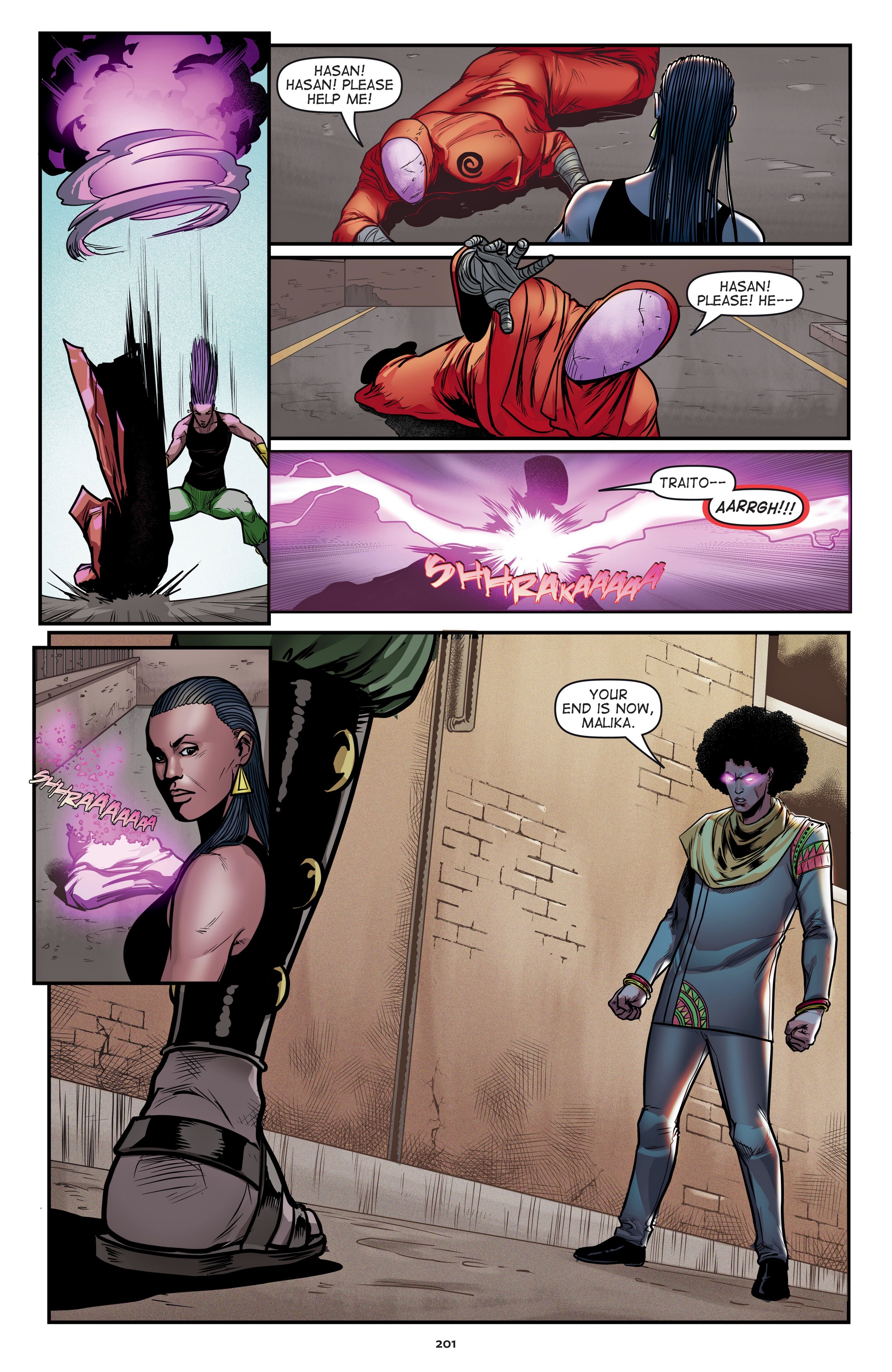 Read online Malika: Warrior Queen comic -  Issue # TPB 2 (Part 3) - 3