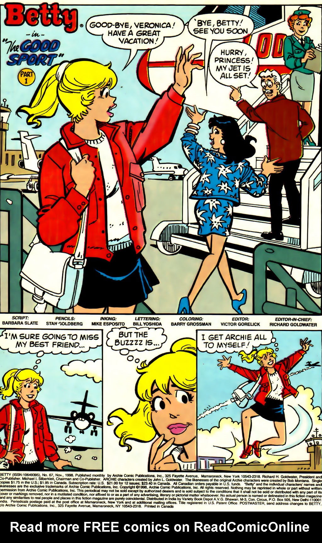 Read online Betty comic -  Issue #67 - 2