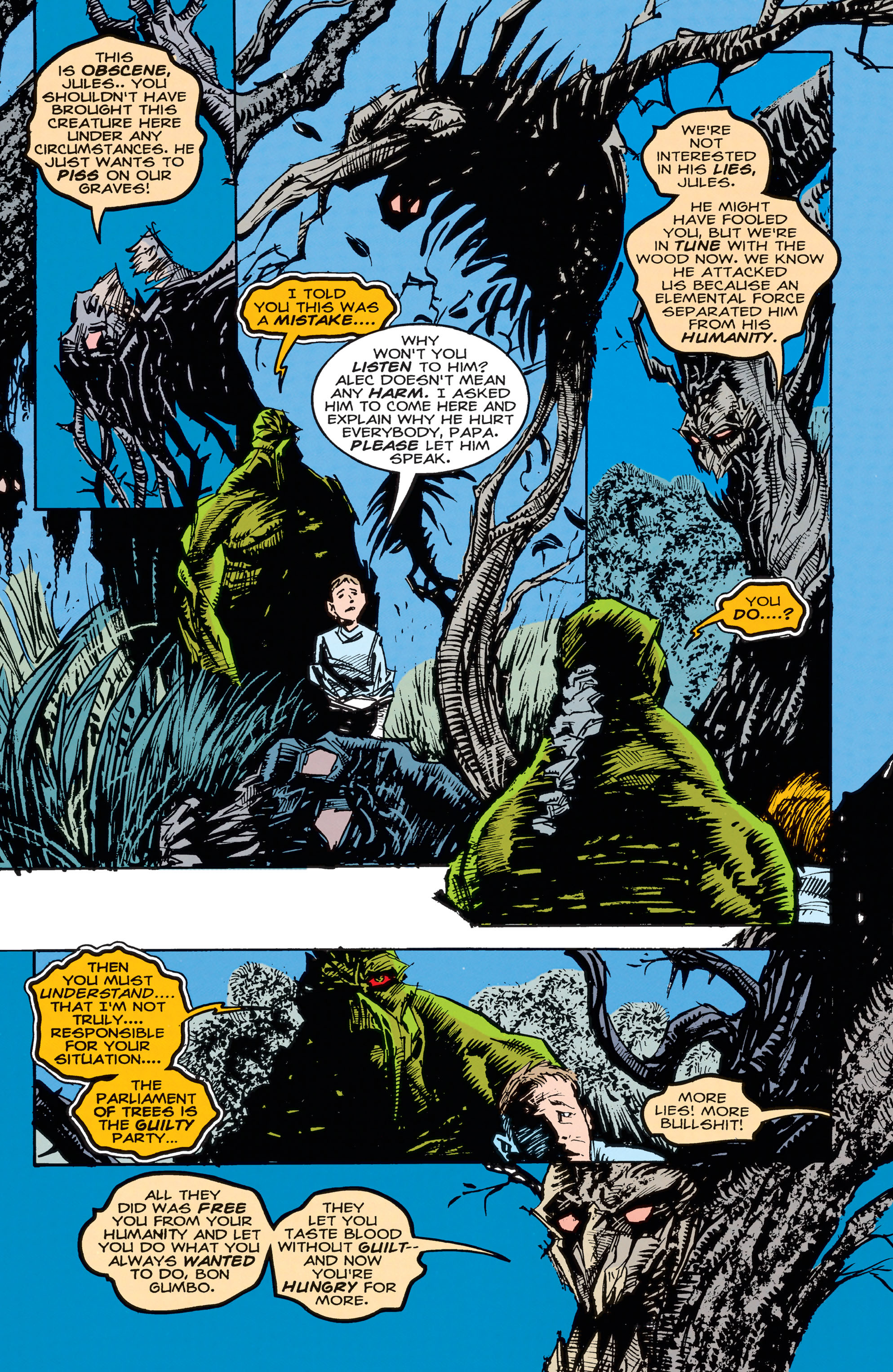 Read online Swamp Thing (1982) comic -  Issue # _TPB - Trial by Fire - 62