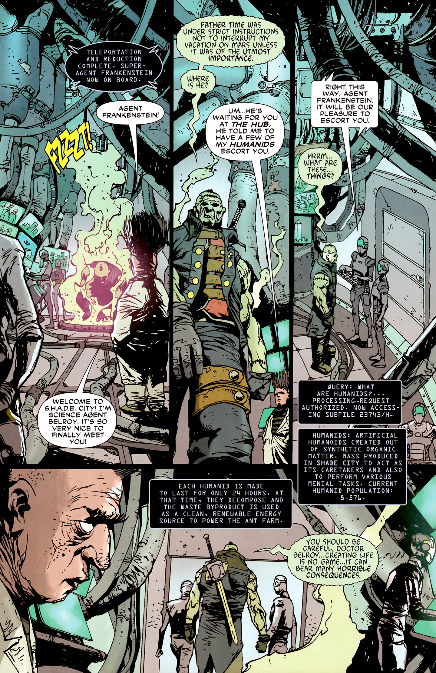 Read online Frankenstein, Agent of S.H.A.D.E. comic -  Issue #1 - 6