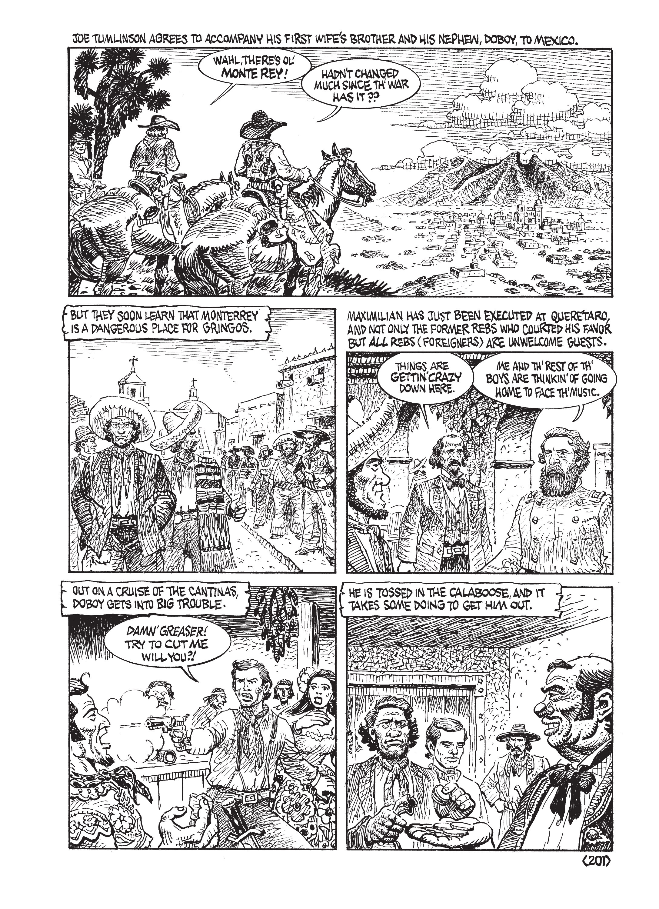 Read online Jack Jackson's American History: Los Tejanos and Lost Cause comic -  Issue # TPB (Part 2) - 100