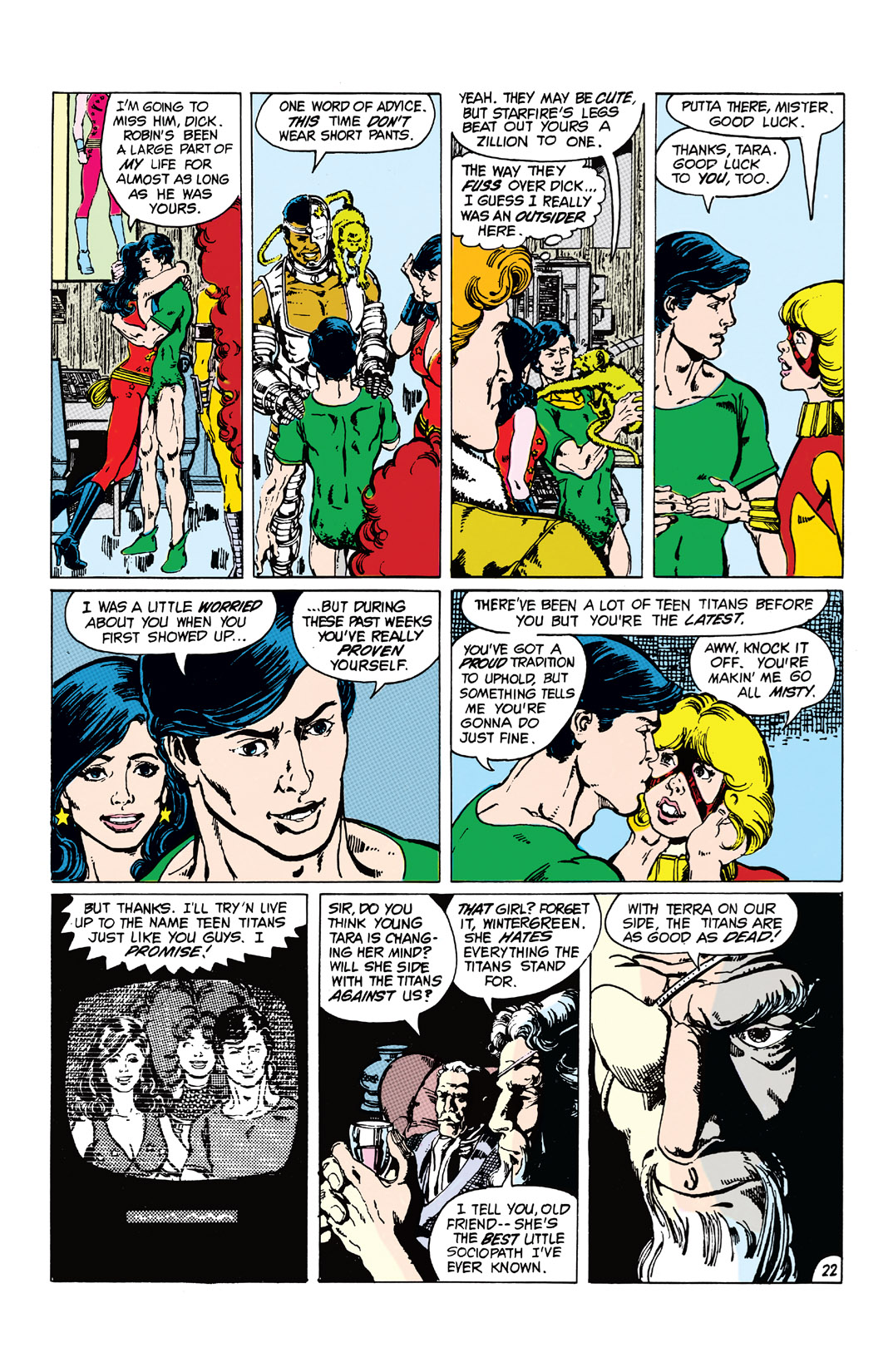 Read online The New Teen Titans (1980) comic -  Issue #39 - 22