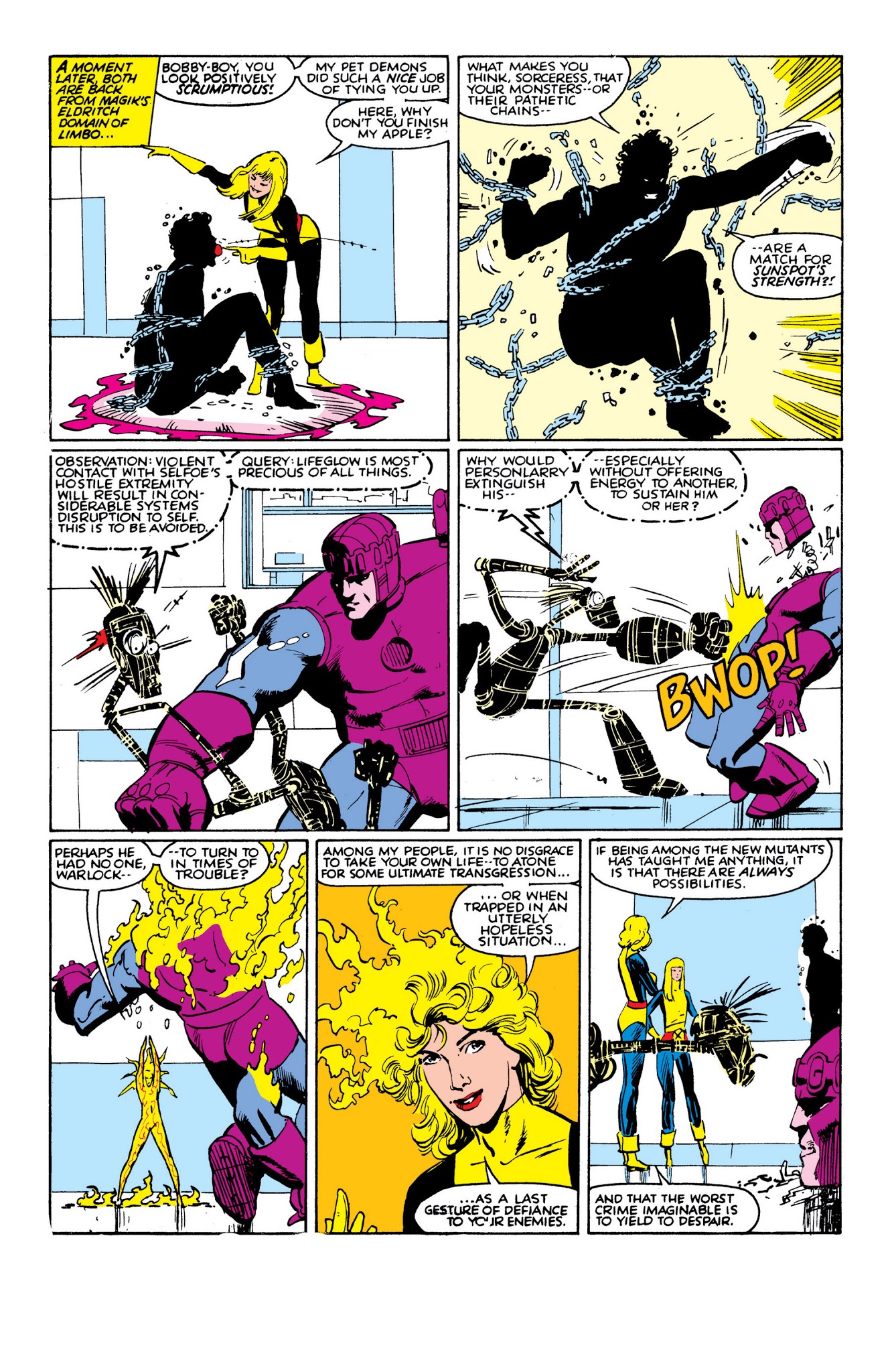 Read online New Mutants Classic comic -  Issue # TPB 6 - 207