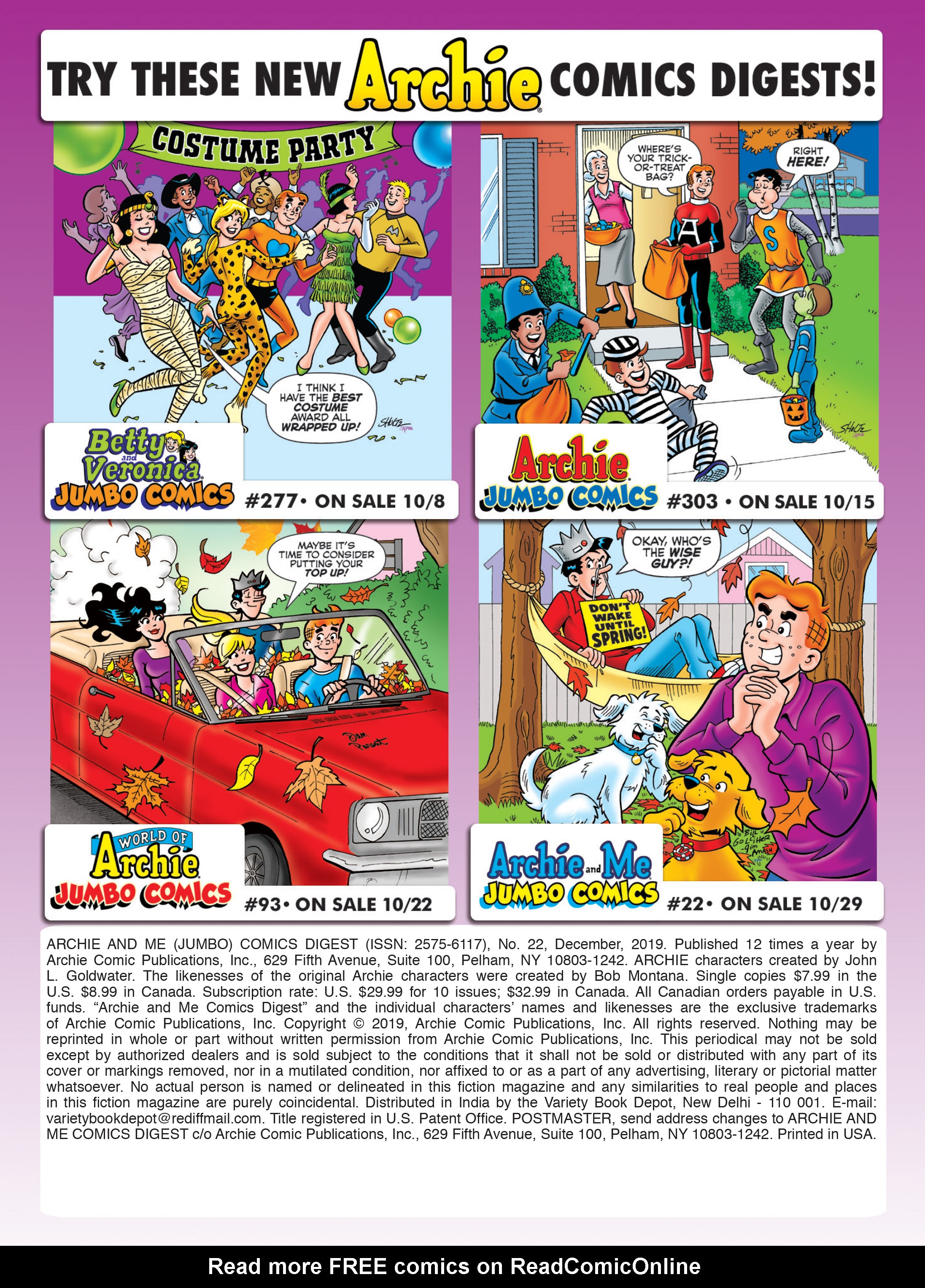 Read online Archie And Me Comics Digest comic -  Issue #22 - 183