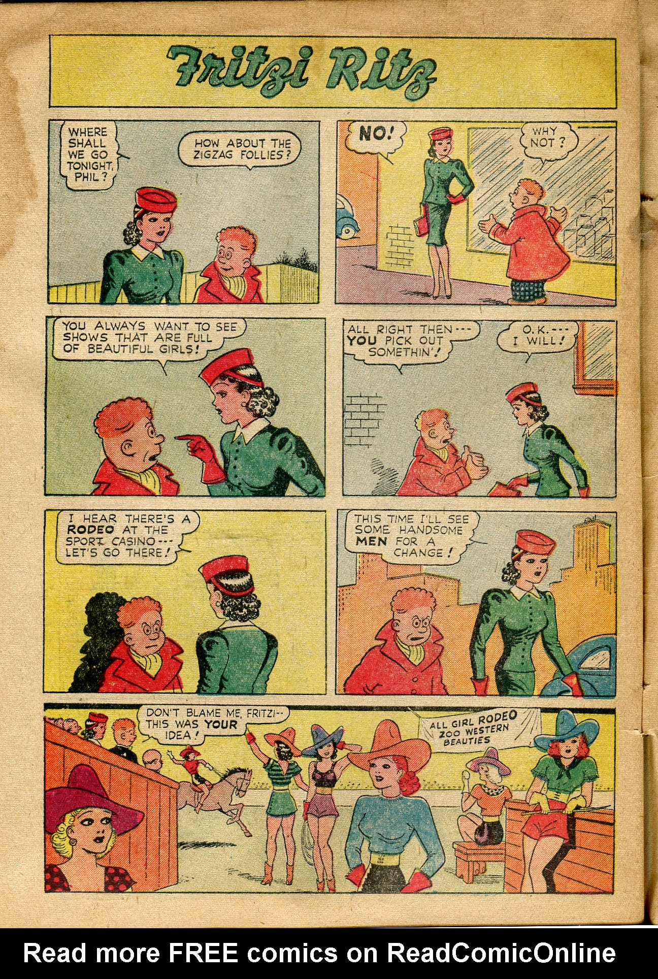 Read online Fritzi Ritz (1953) comic -  Issue #41 - 32